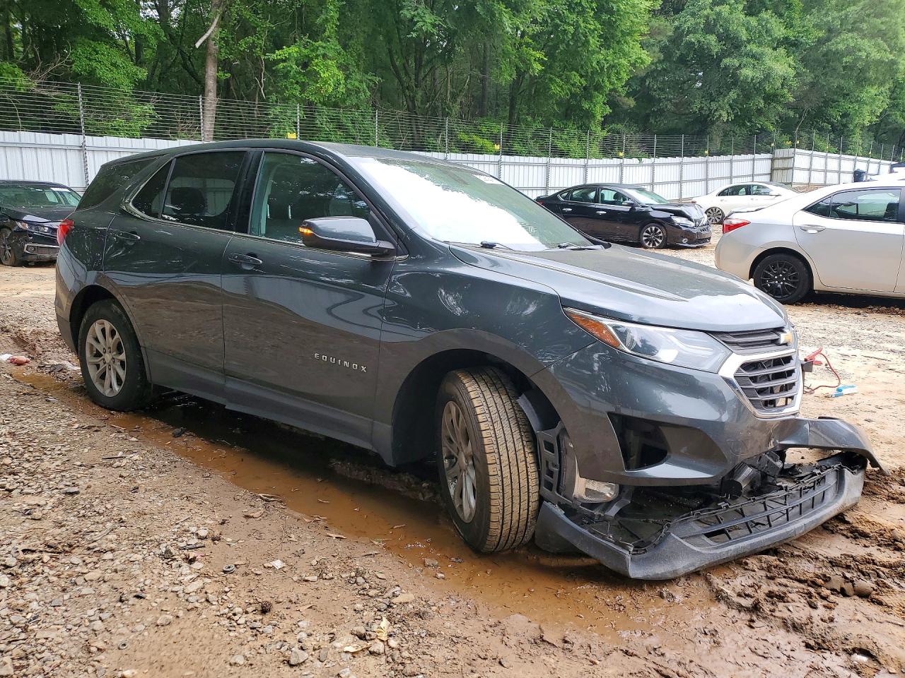 2018 Chevrolet Equinox Lt Gray vin: 3GNAXJEVXJS612265