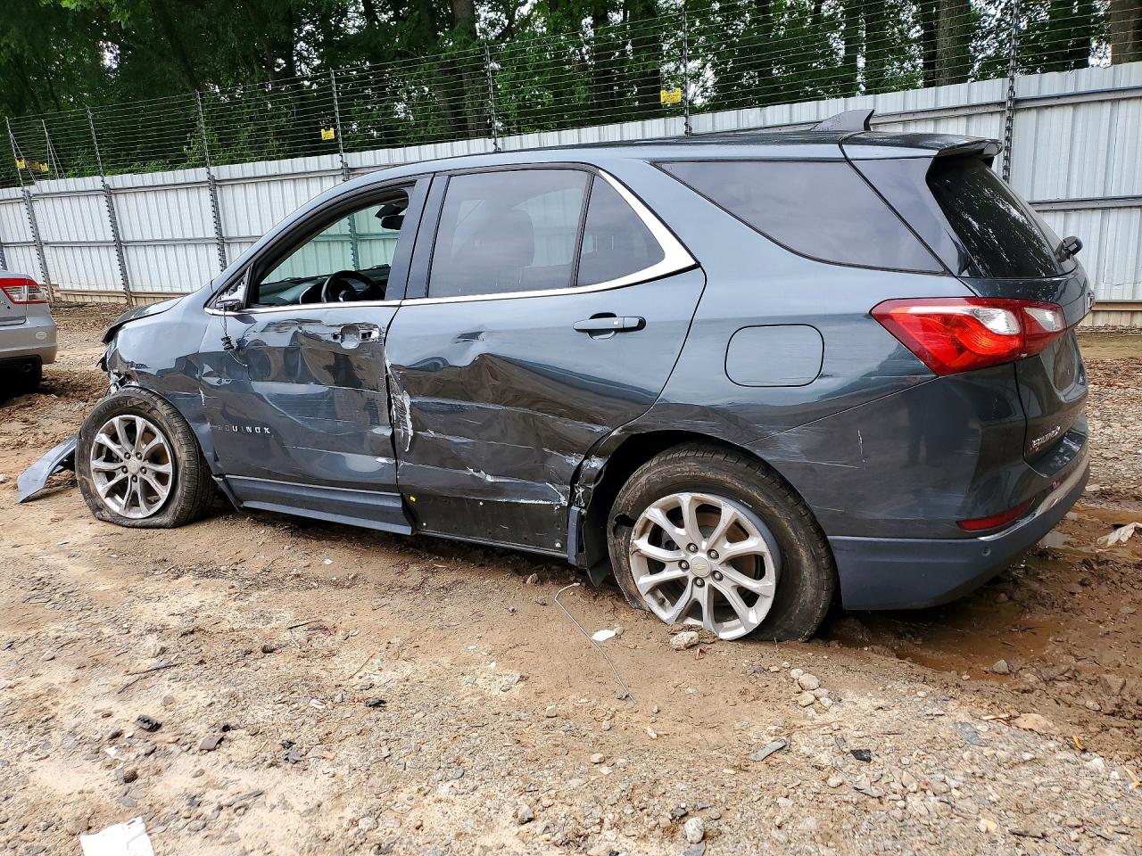 2018 Chevrolet Equinox Lt Gray vin: 3GNAXJEVXJS612265