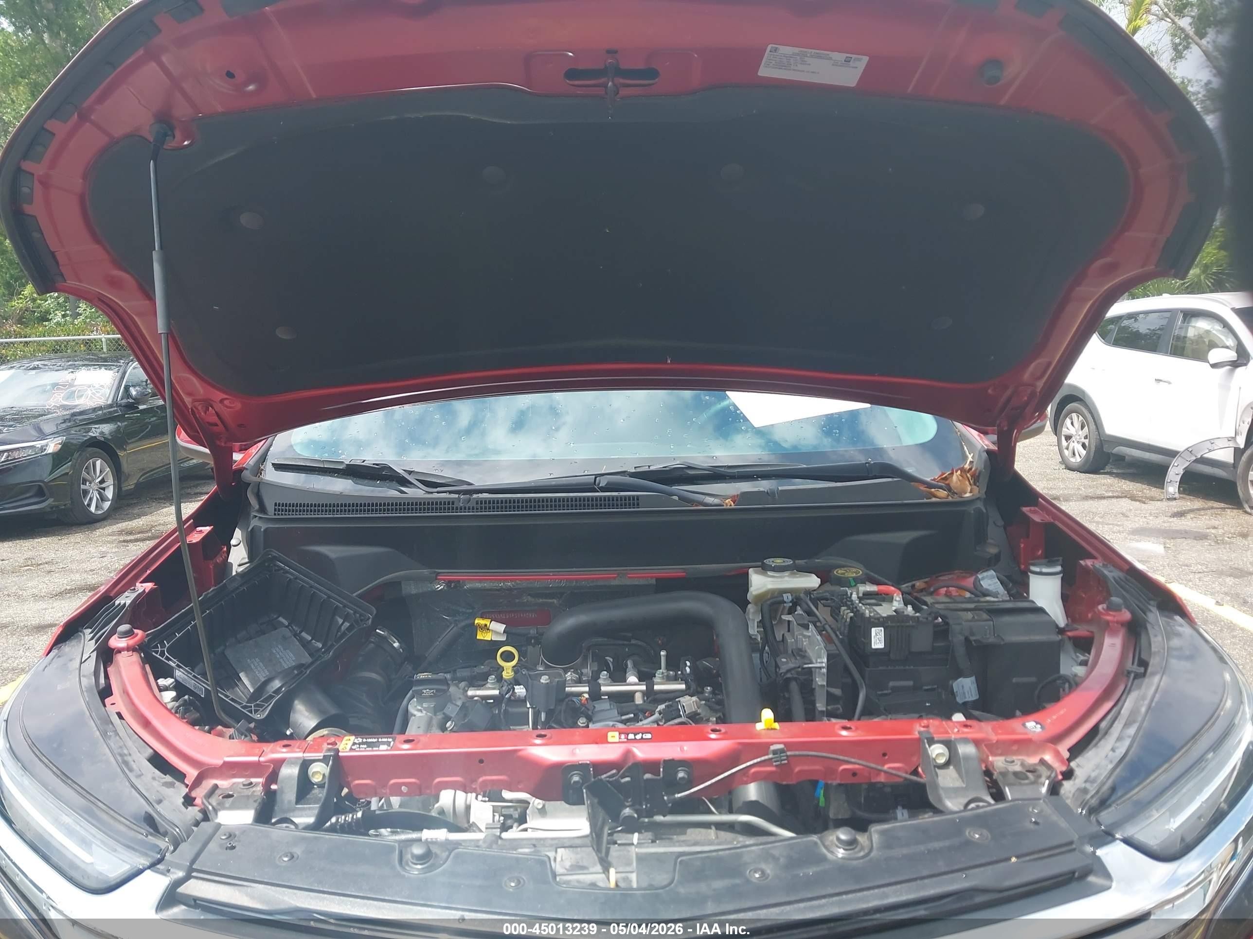2023 Chevrolet Equinox Fwd Lt Красный vin: 3GNAXKEG1PS144099