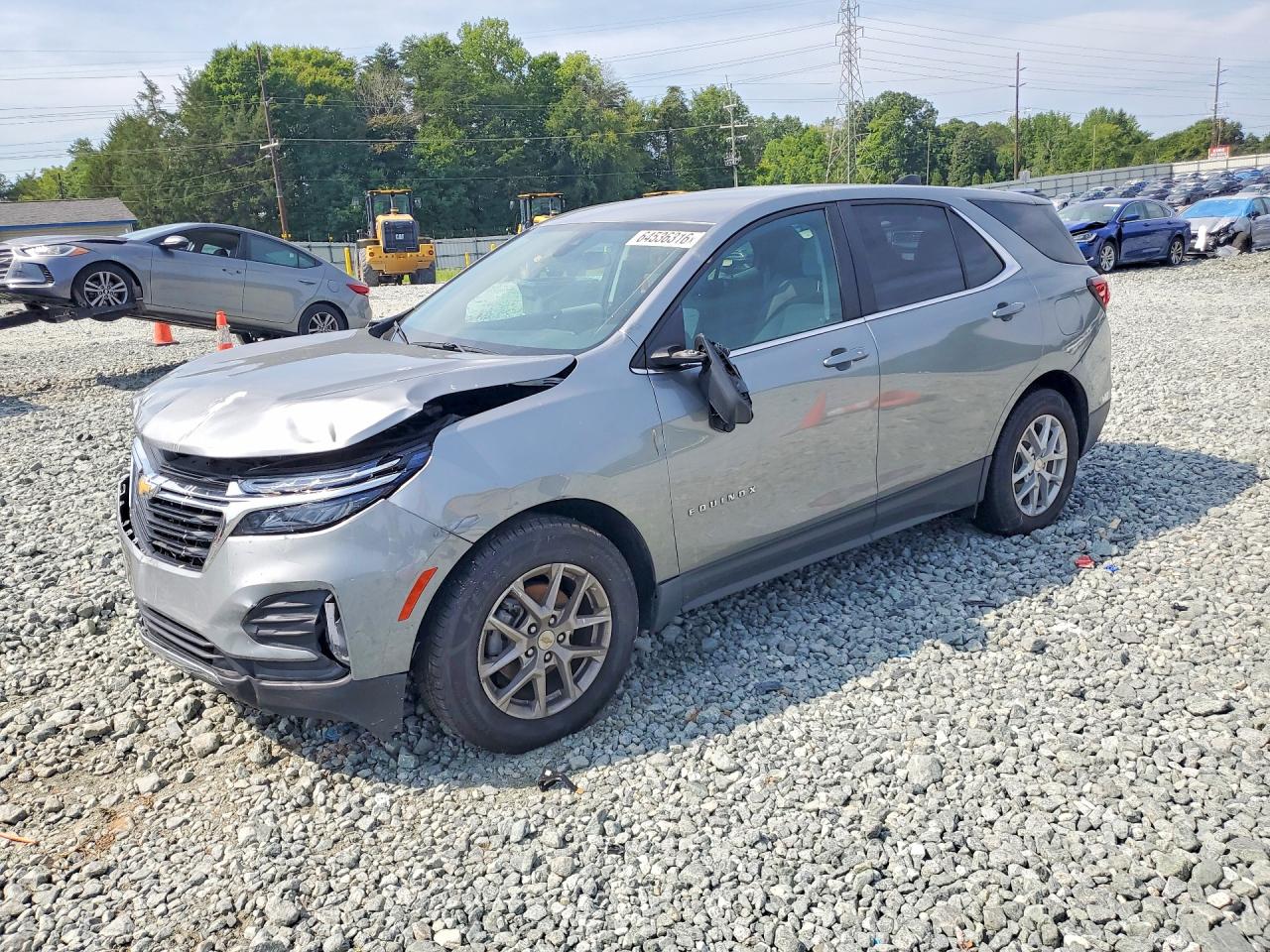 2023 Chevrolet Equinox Lt Silver vin: 3GNAXKEG1PS168161