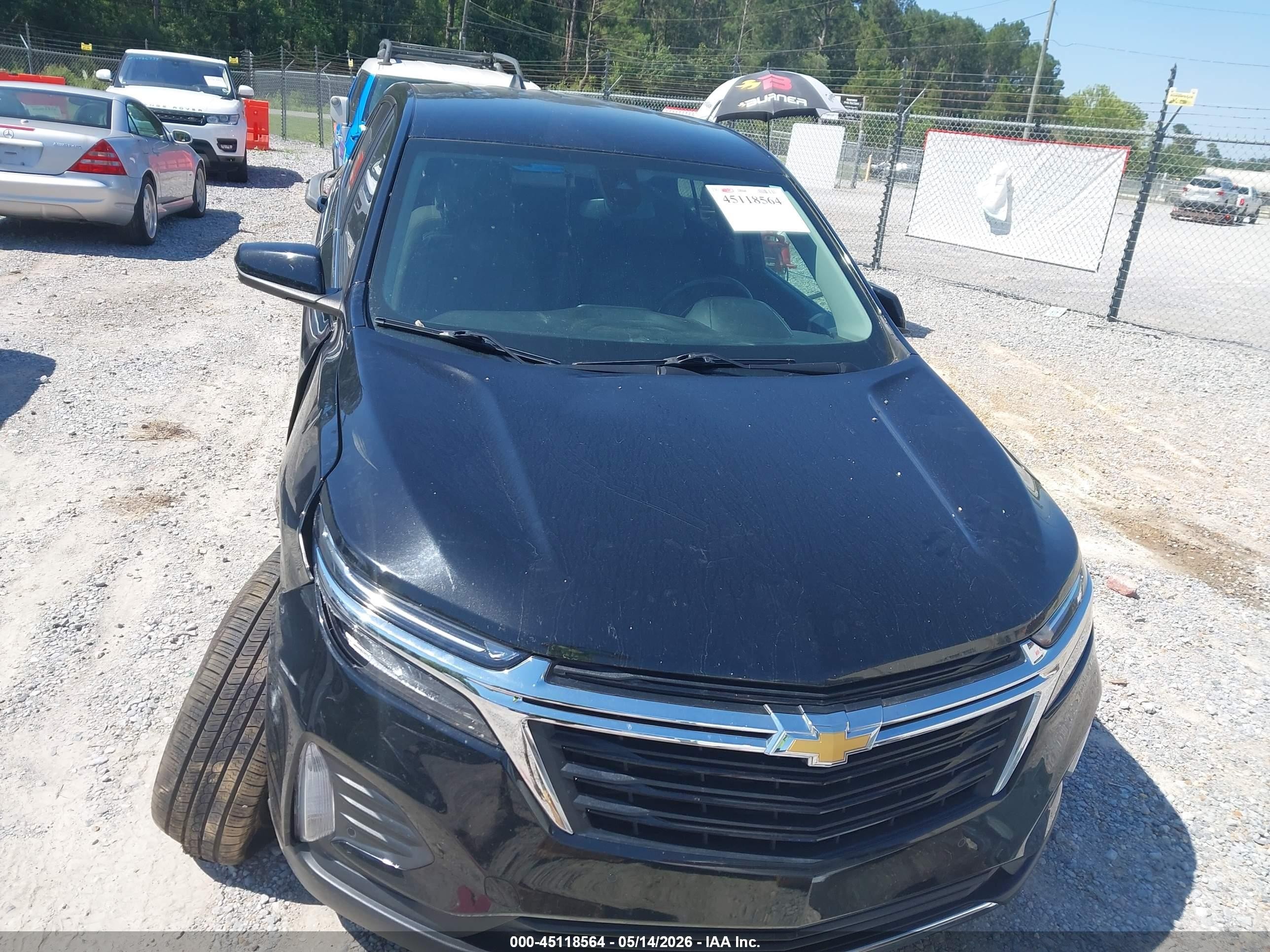 2023 Chevrolet Equinox Fwd Lt Черный vin: 3GNAXKEG2PL236297