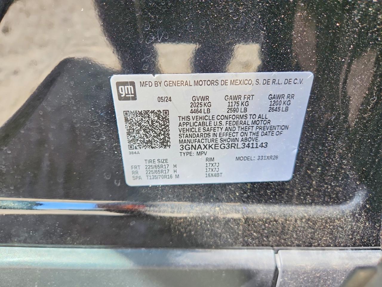2024 Chevrolet Equinox Lt Черный vin: 3GNAXKEG3RL341143