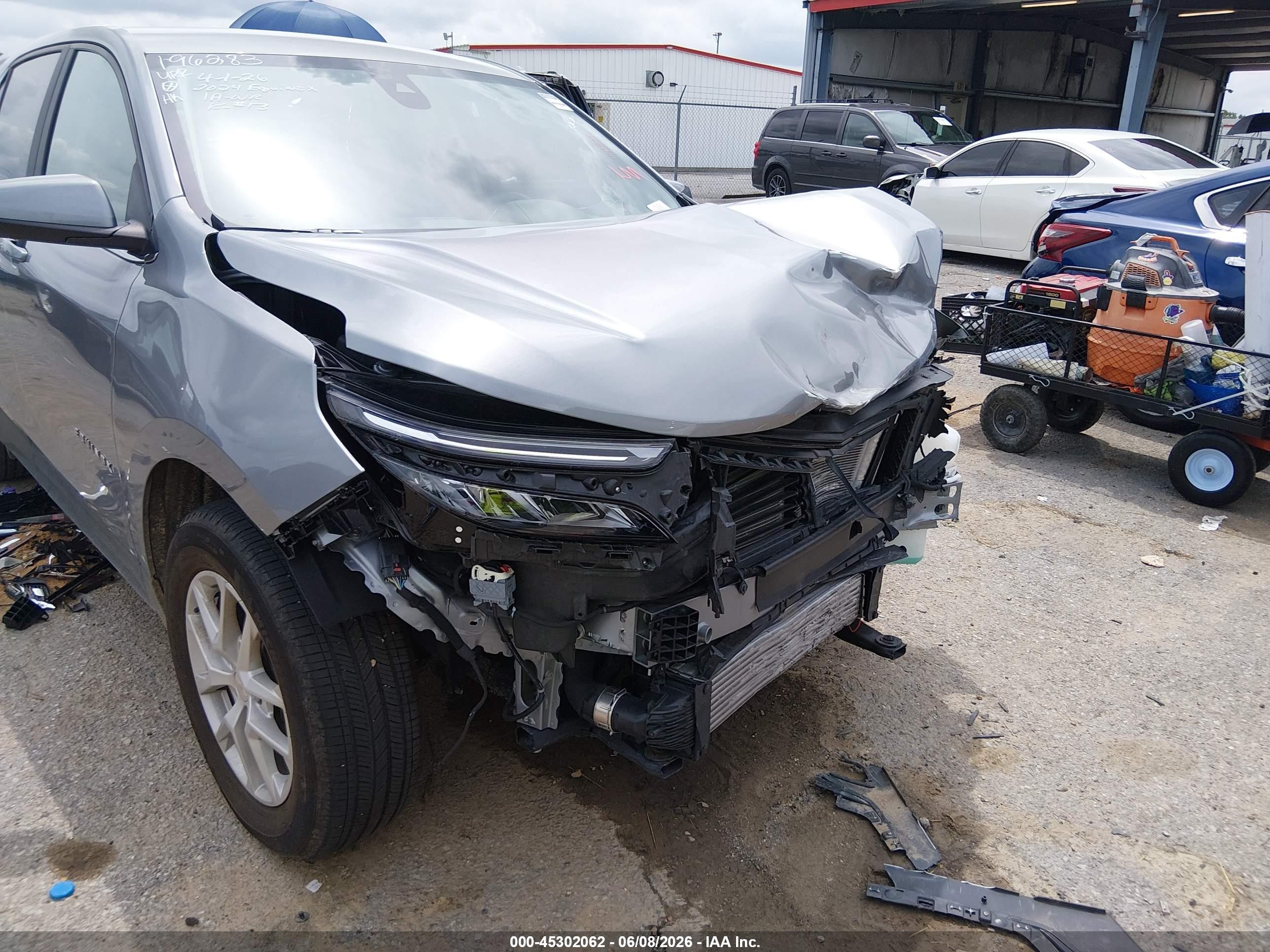 2024 Chevrolet Equinox Fwd Lt Gray vin: 3GNAXKEG5RL196283