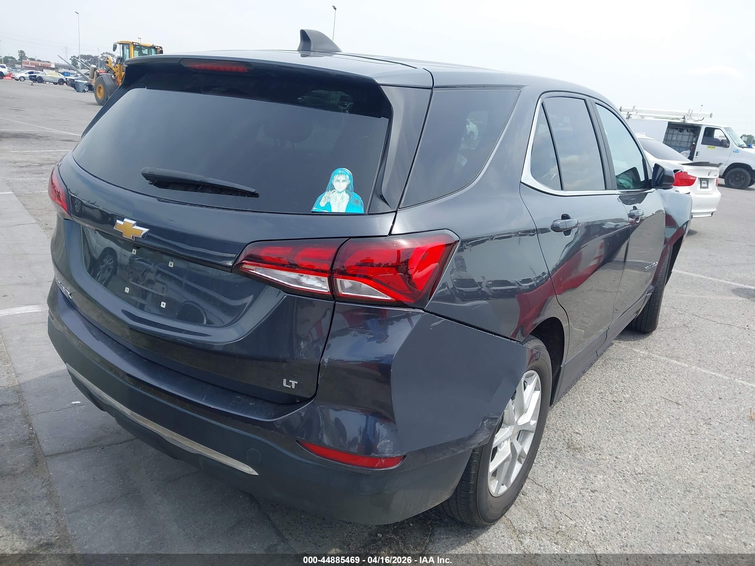 2023 Chevrolet Equinox Fwd Lt Серый vin: 3GNAXKEG7PS183862