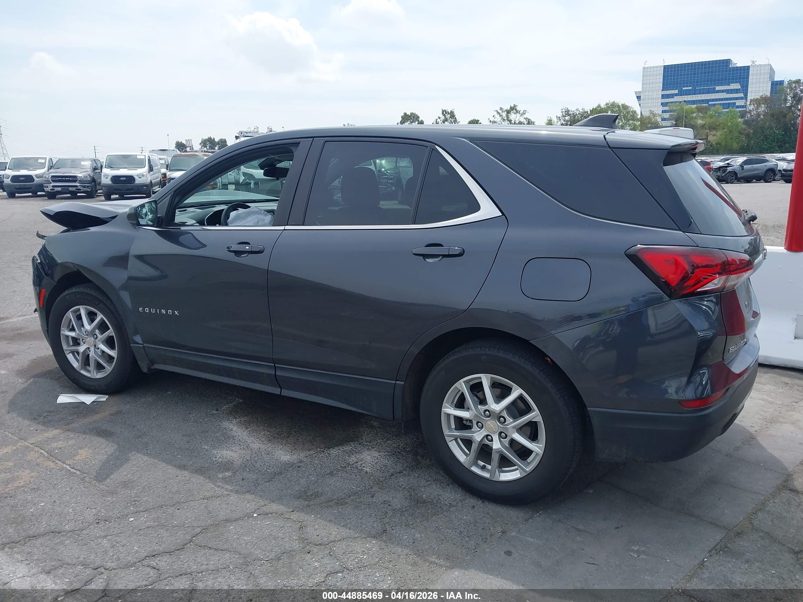 2023 Chevrolet Equinox Fwd Lt Серый vin: 3GNAXKEG7PS183862