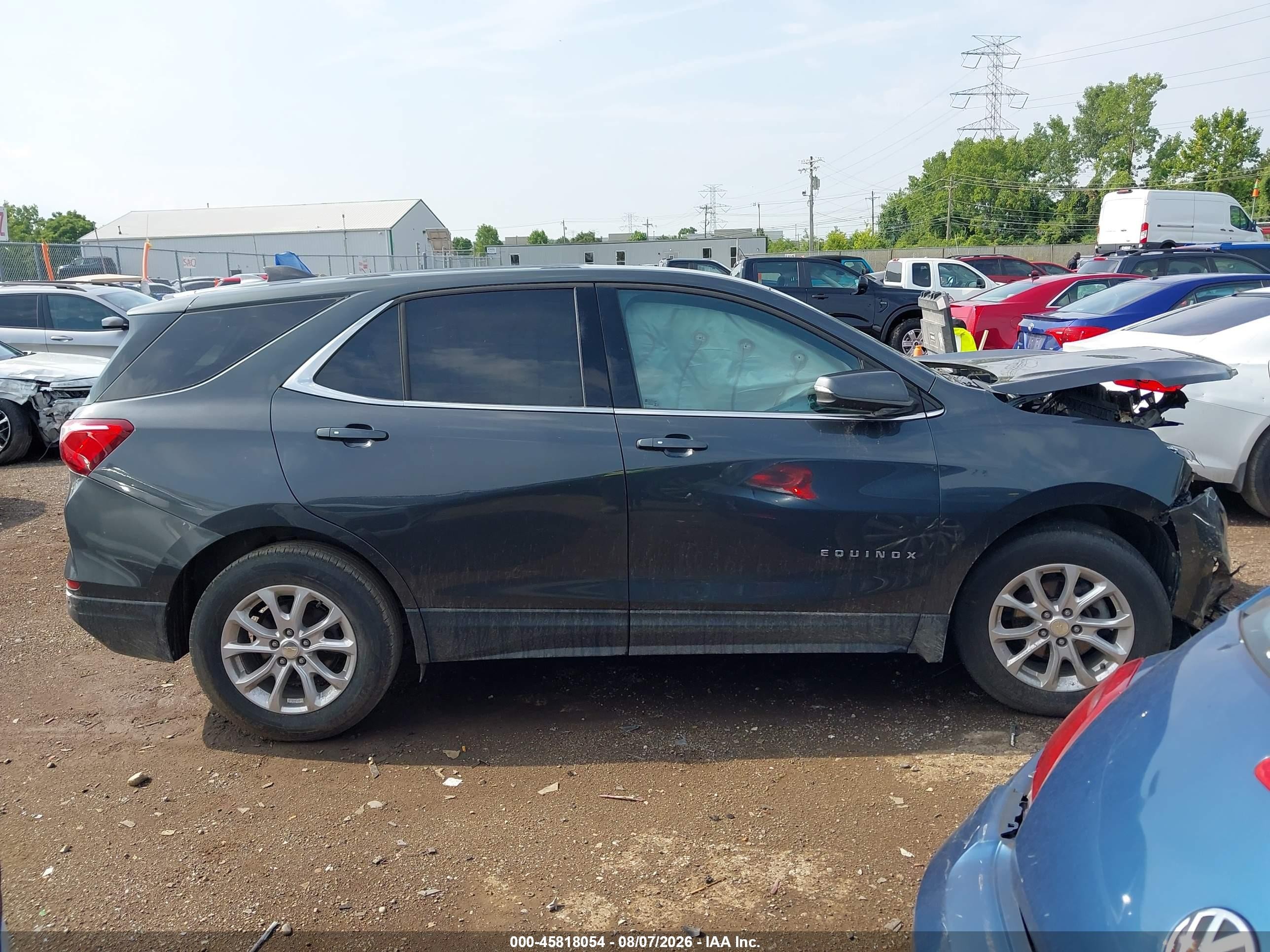 2019 Chevrolet Equinox Lt Blue vin: 3GNAXKEV0KS551399
