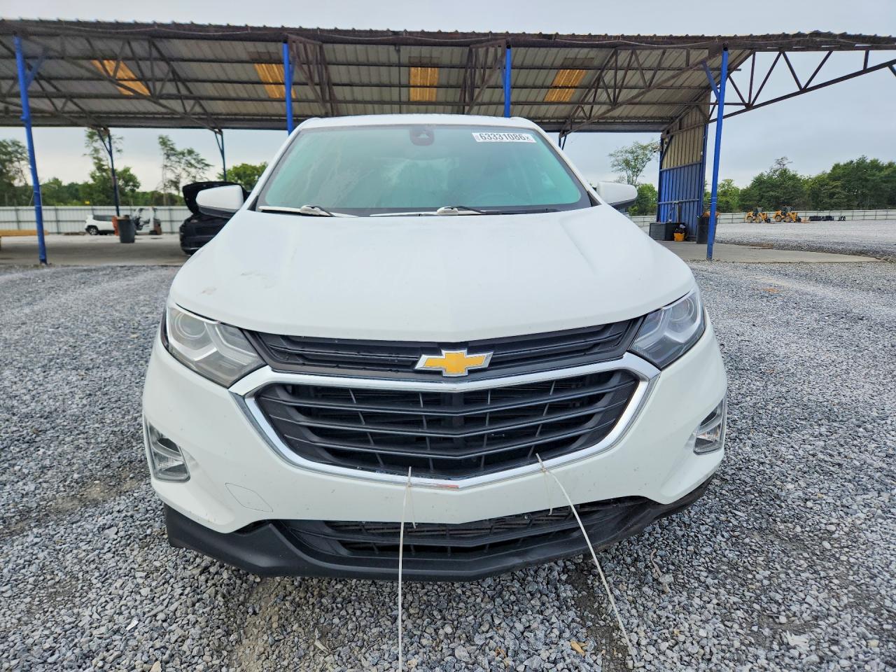2021 Chevrolet Equinox Lt White vin: 3GNAXKEV0MS168548
