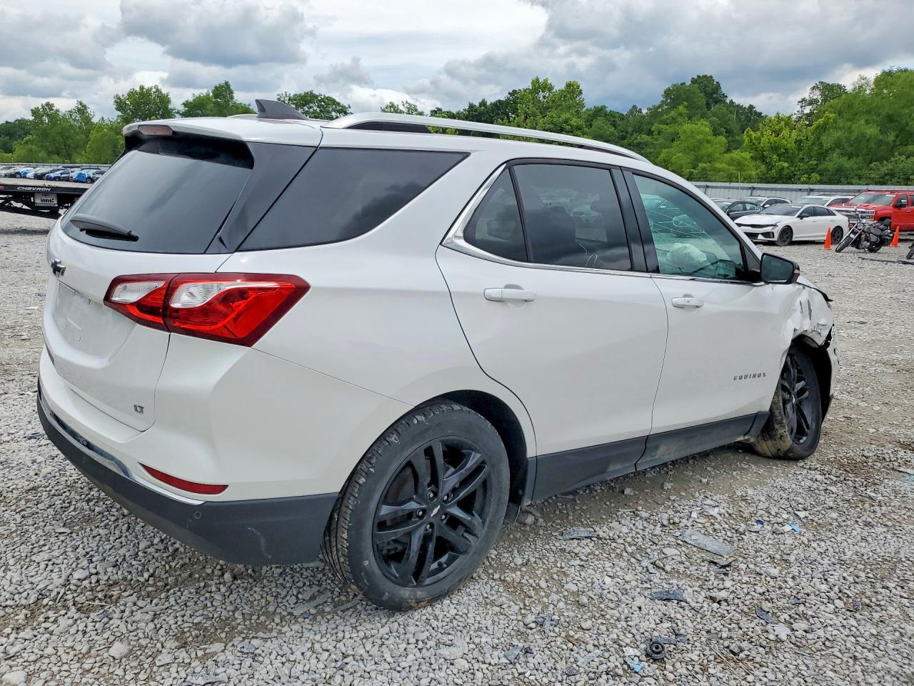 2020 Chevrolet Equinox Lt Белый vin: 3GNAXKEV2LL273570