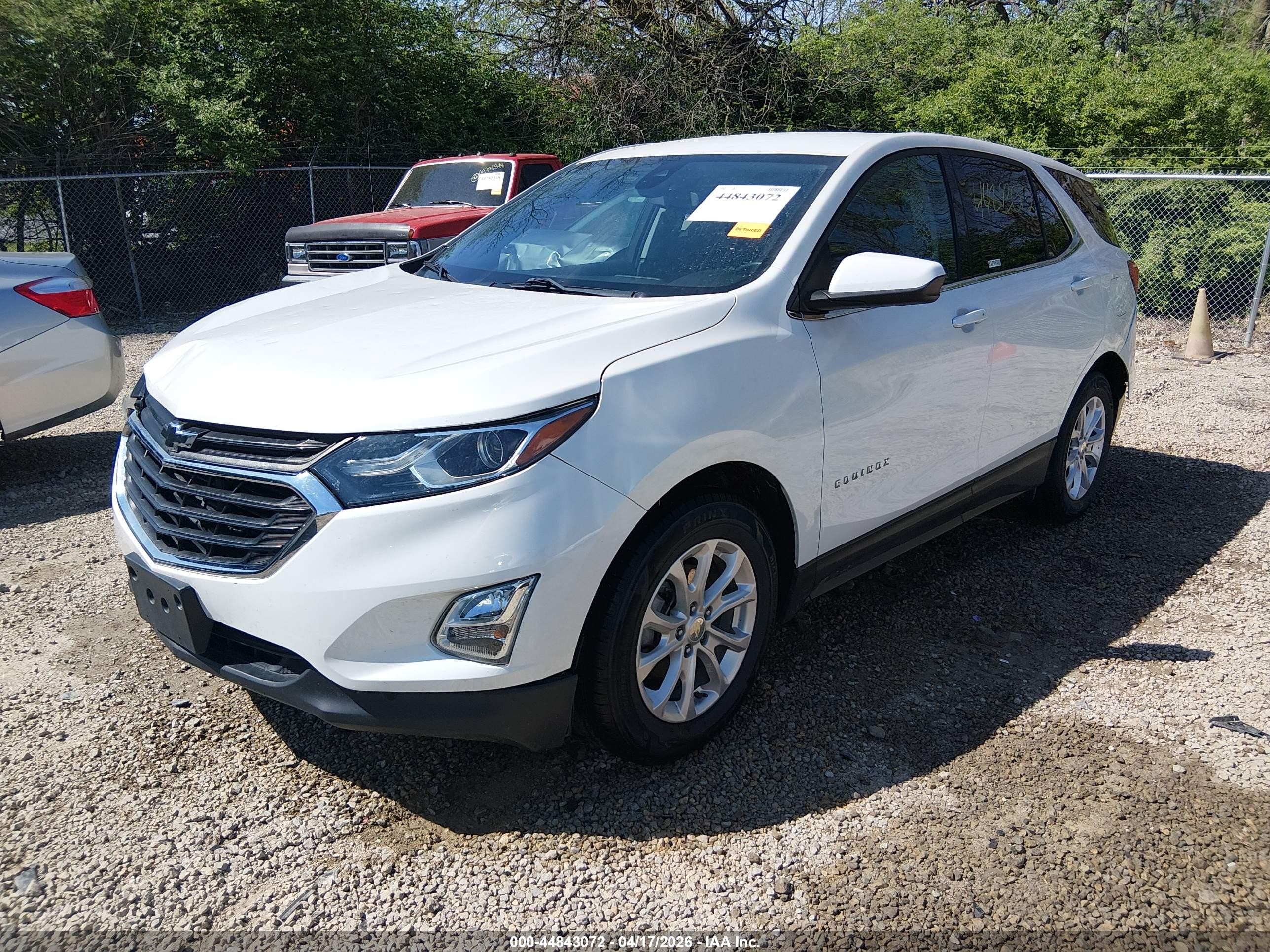 2020 Chevrolet Equinox Fwd Lt 1.5l Turbo Белый vin: 3GNAXKEV3LS577836