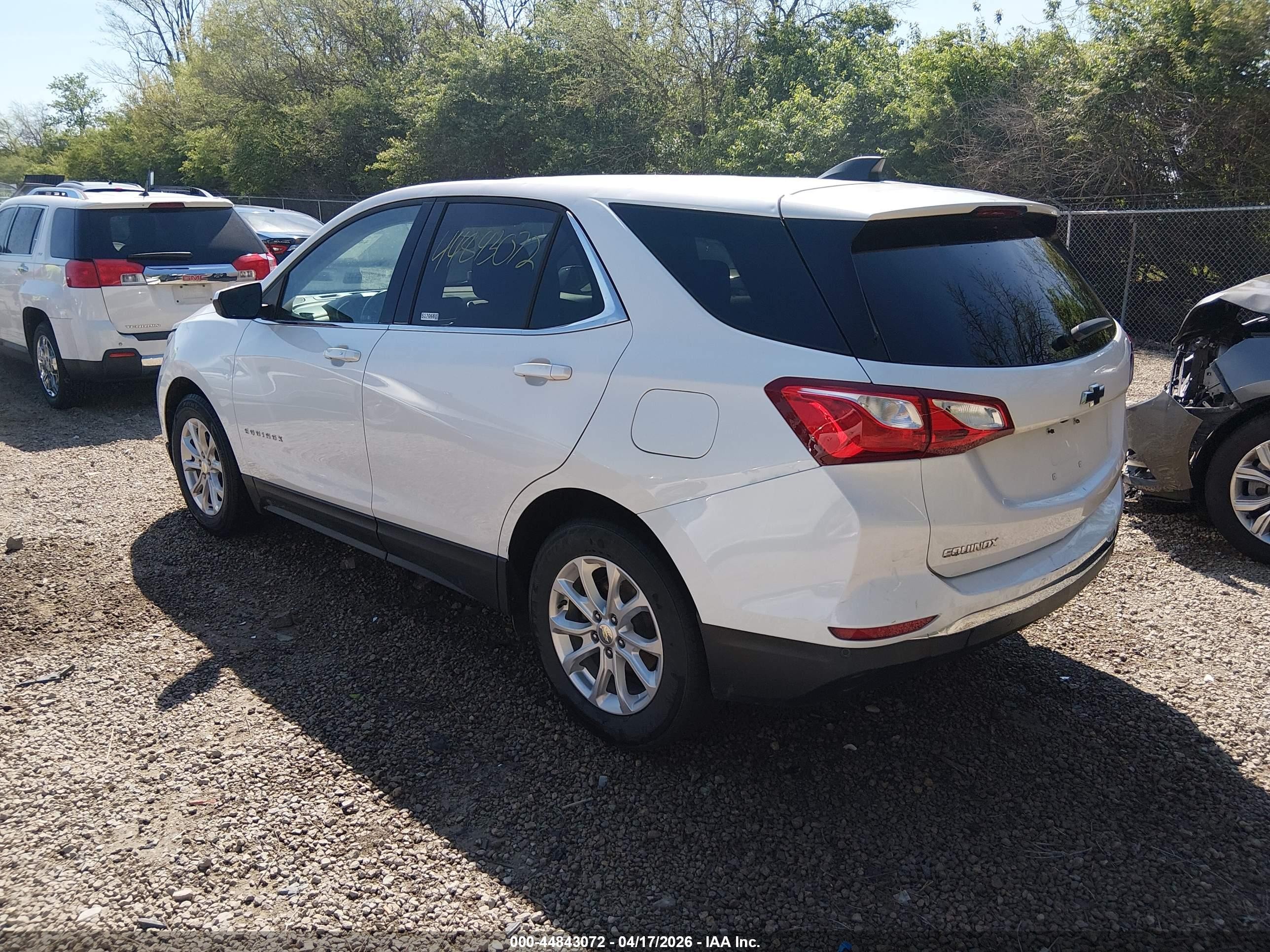 2020 Chevrolet Equinox Fwd Lt 1.5l Turbo Белый vin: 3GNAXKEV3LS577836