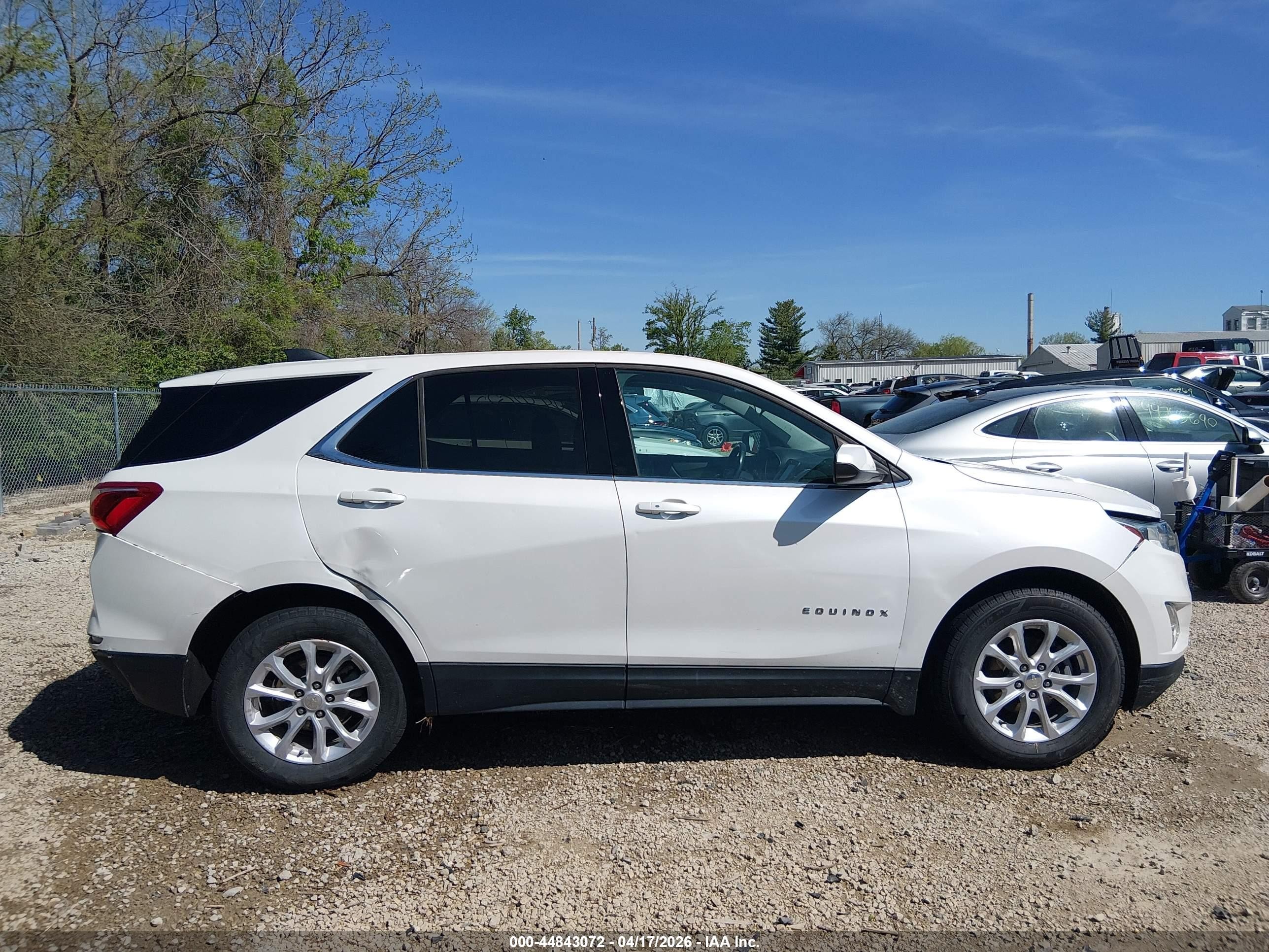 2020 Chevrolet Equinox Fwd Lt 1.5l Turbo Белый vin: 3GNAXKEV3LS577836