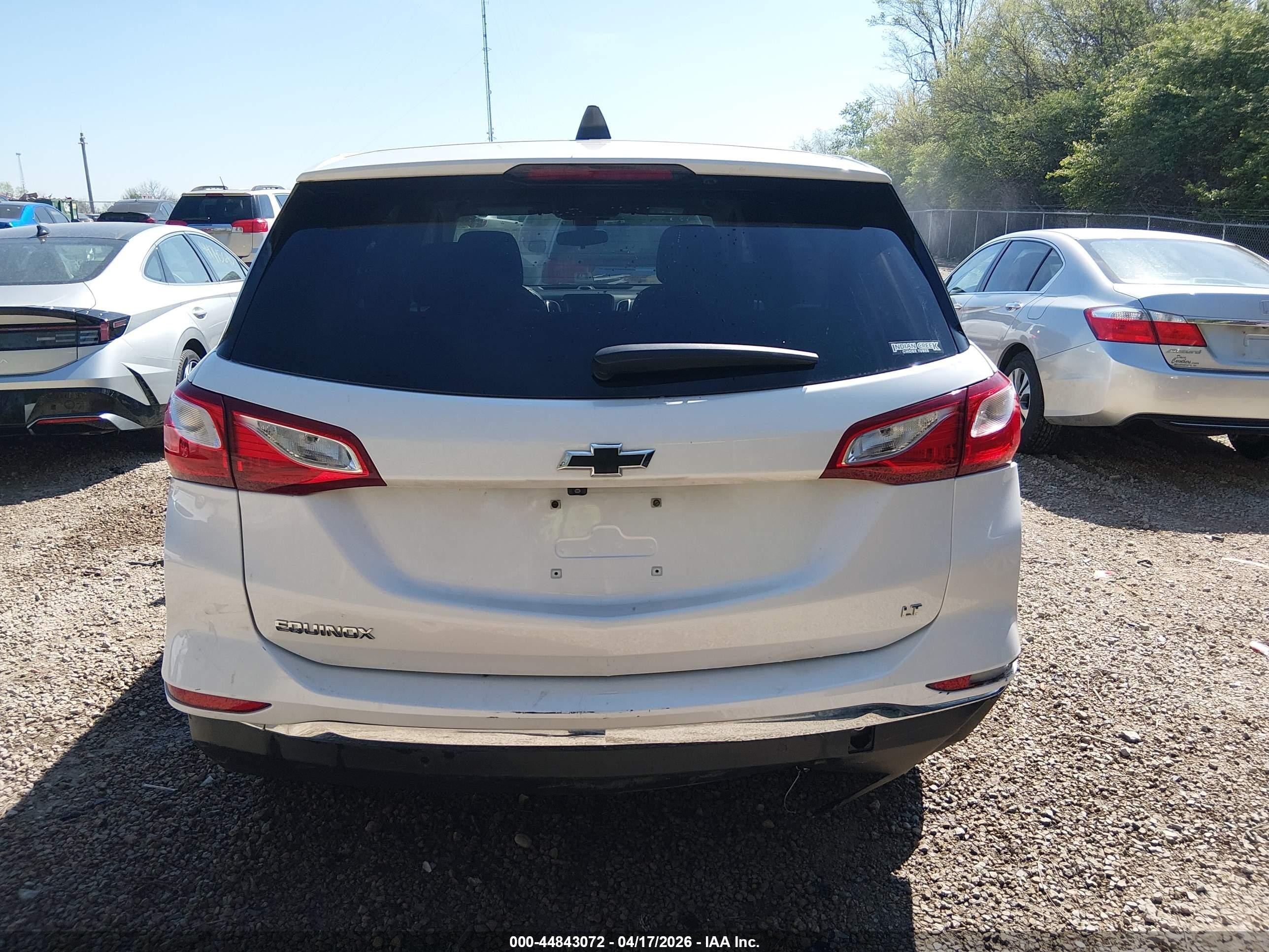 2020 Chevrolet Equinox Fwd Lt 1.5l Turbo Белый vin: 3GNAXKEV3LS577836