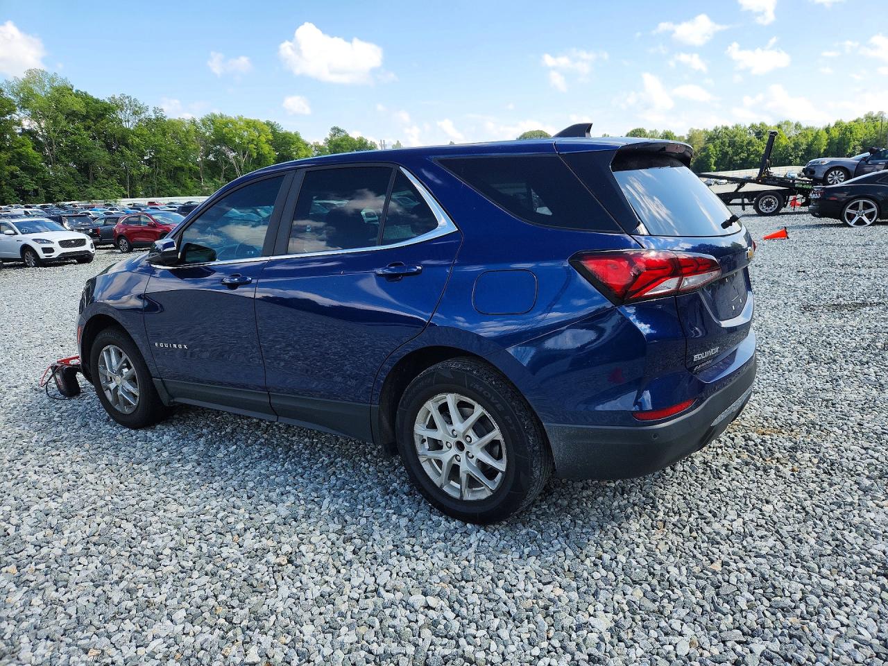 2022 Chevrolet Equinox Lt Blue vin: 3GNAXKEV3NL277954