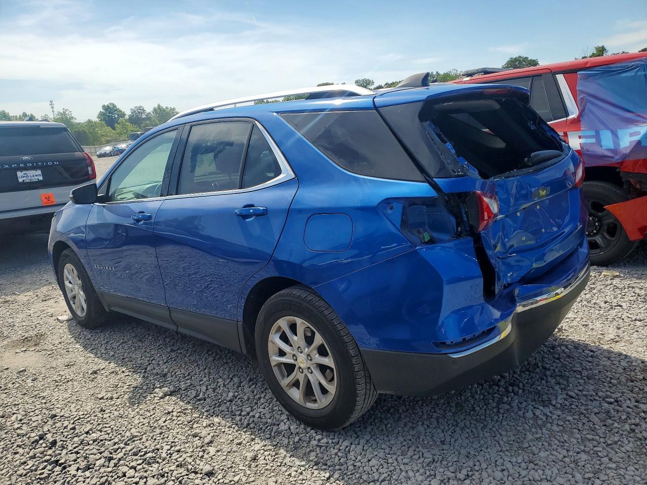 2019 Chevrolet Equinox Lt Синий vin: 3GNAXKEV5KS592210