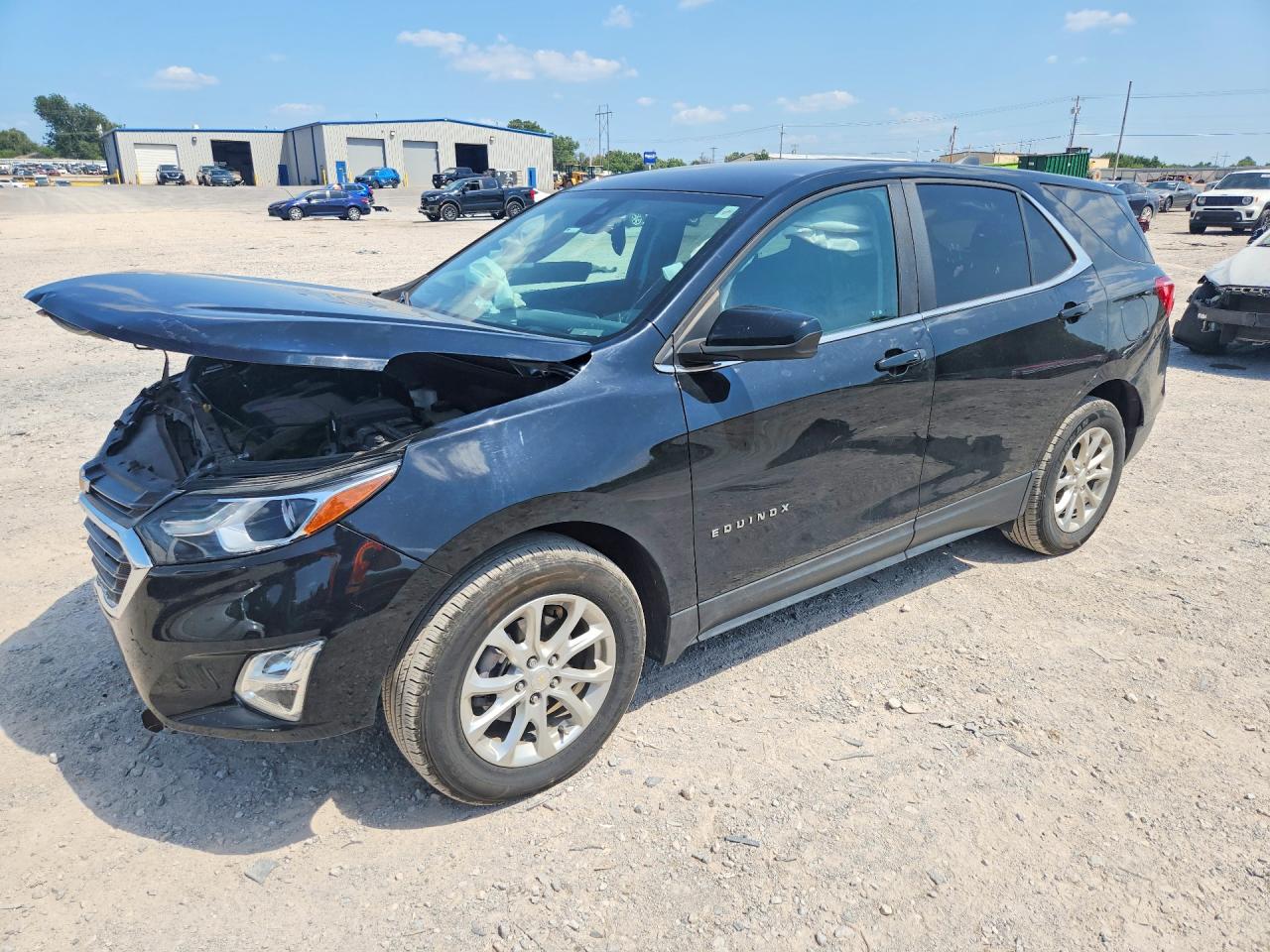 2021 Chevrolet Equinox Lt Черный vin: 3GNAXKEV6ML353388