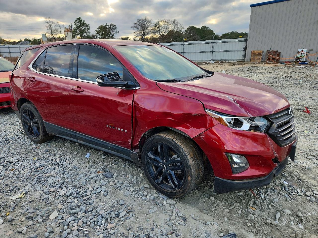 2020 Chevrolet Equinox Lt Burgundy vin: 3GNAXKEV8LL239360