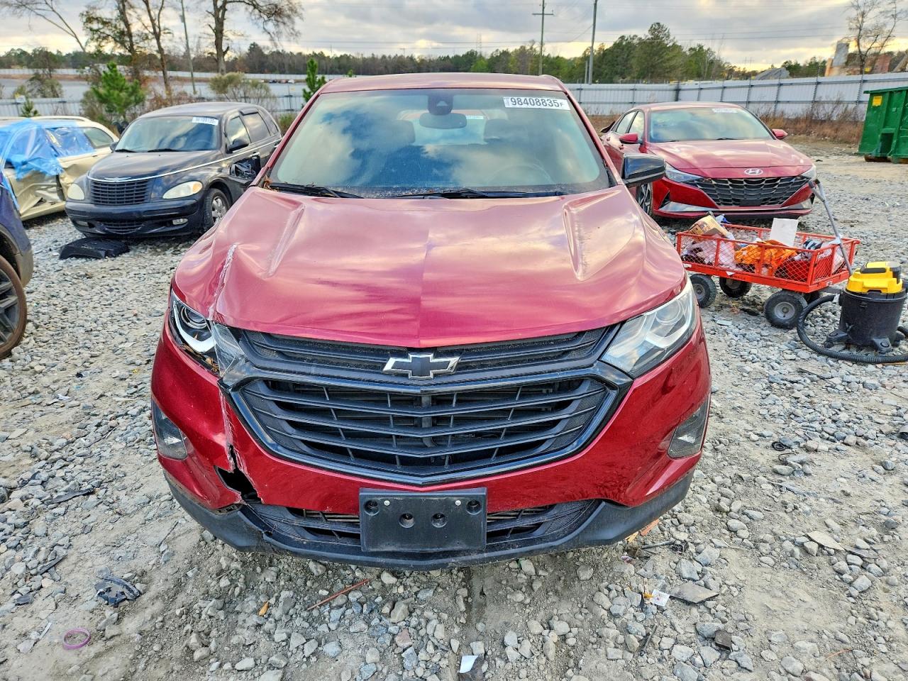 2020 Chevrolet Equinox Lt Burgundy vin: 3GNAXKEV8LL239360