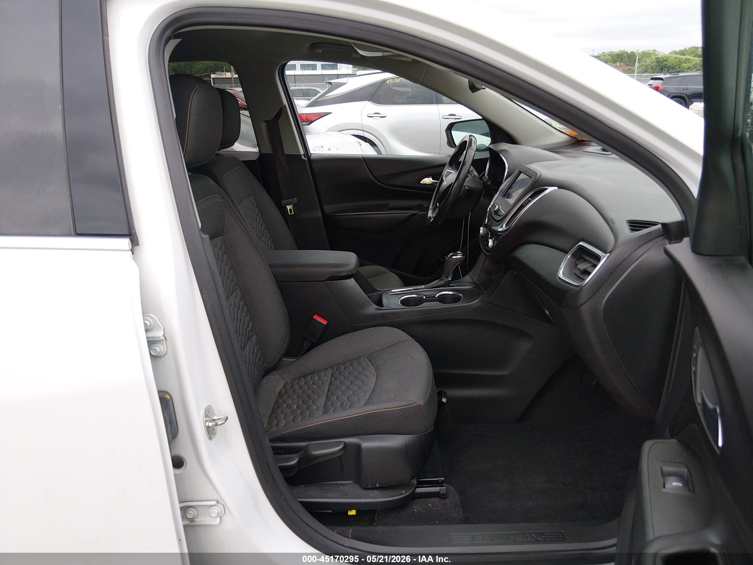 2020 Chevrolet Equinox Fwd Lt 1.5l Turbo White vin: 3GNAXKEV9LS718585