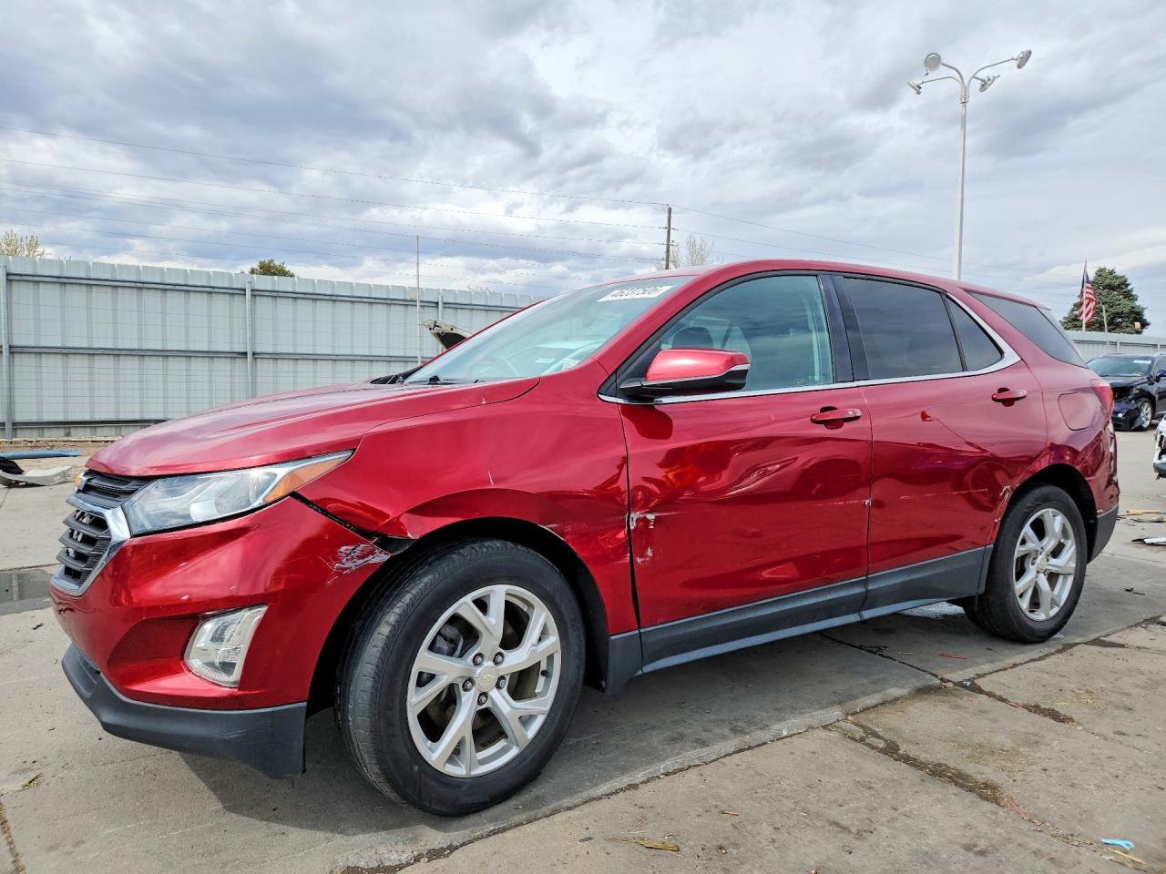 2018 Chevrolet Equinox Lt Red vin: 3GNAXKEX1JS505886