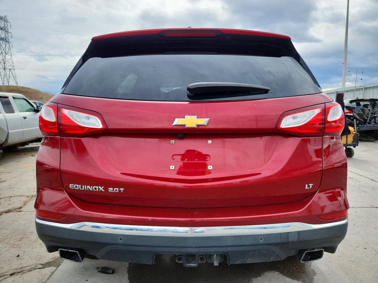 2018 Chevrolet Equinox Lt Red vin: 3GNAXKEX1JS505886