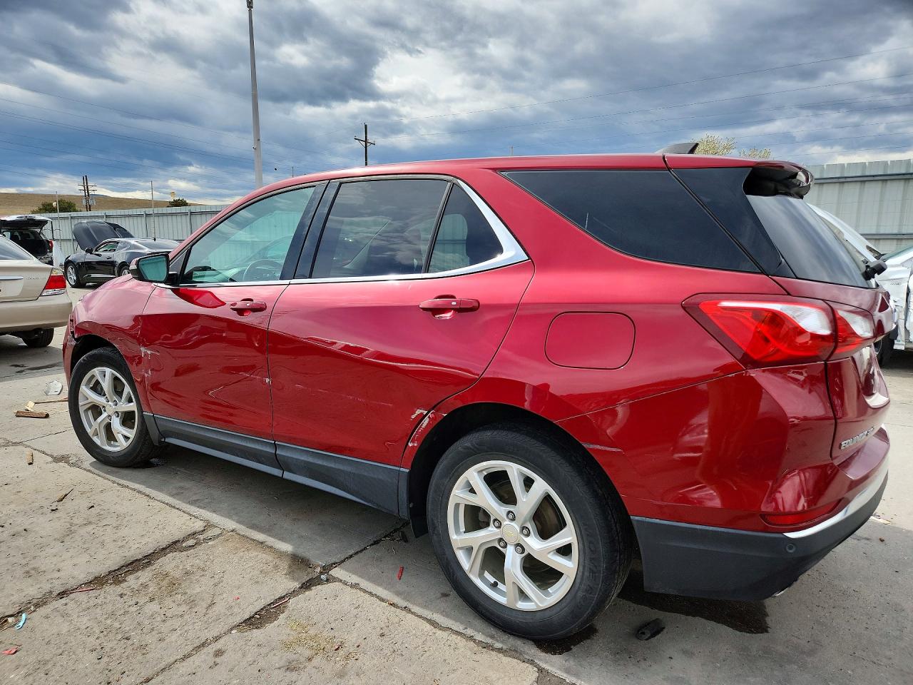 2018 Chevrolet Equinox Lt Red vin: 3GNAXKEX1JS505886