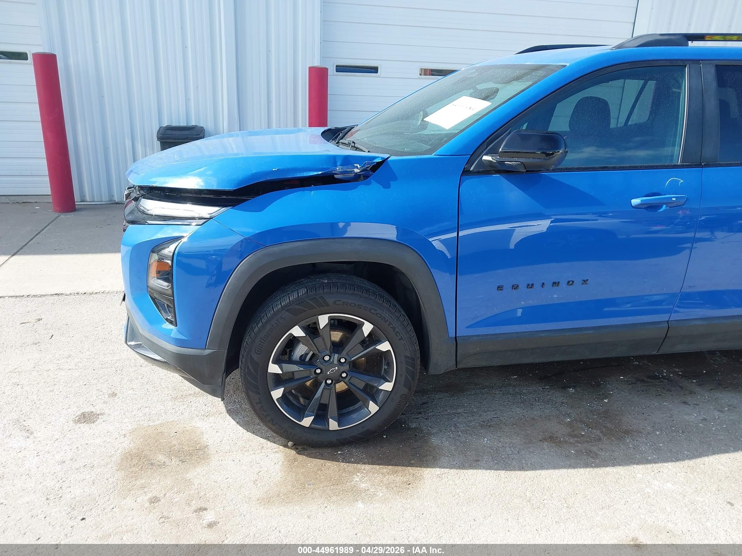 2025 Chevrolet Equinox Fwd Rs Blue vin: 3GNAXLEG0SL145723