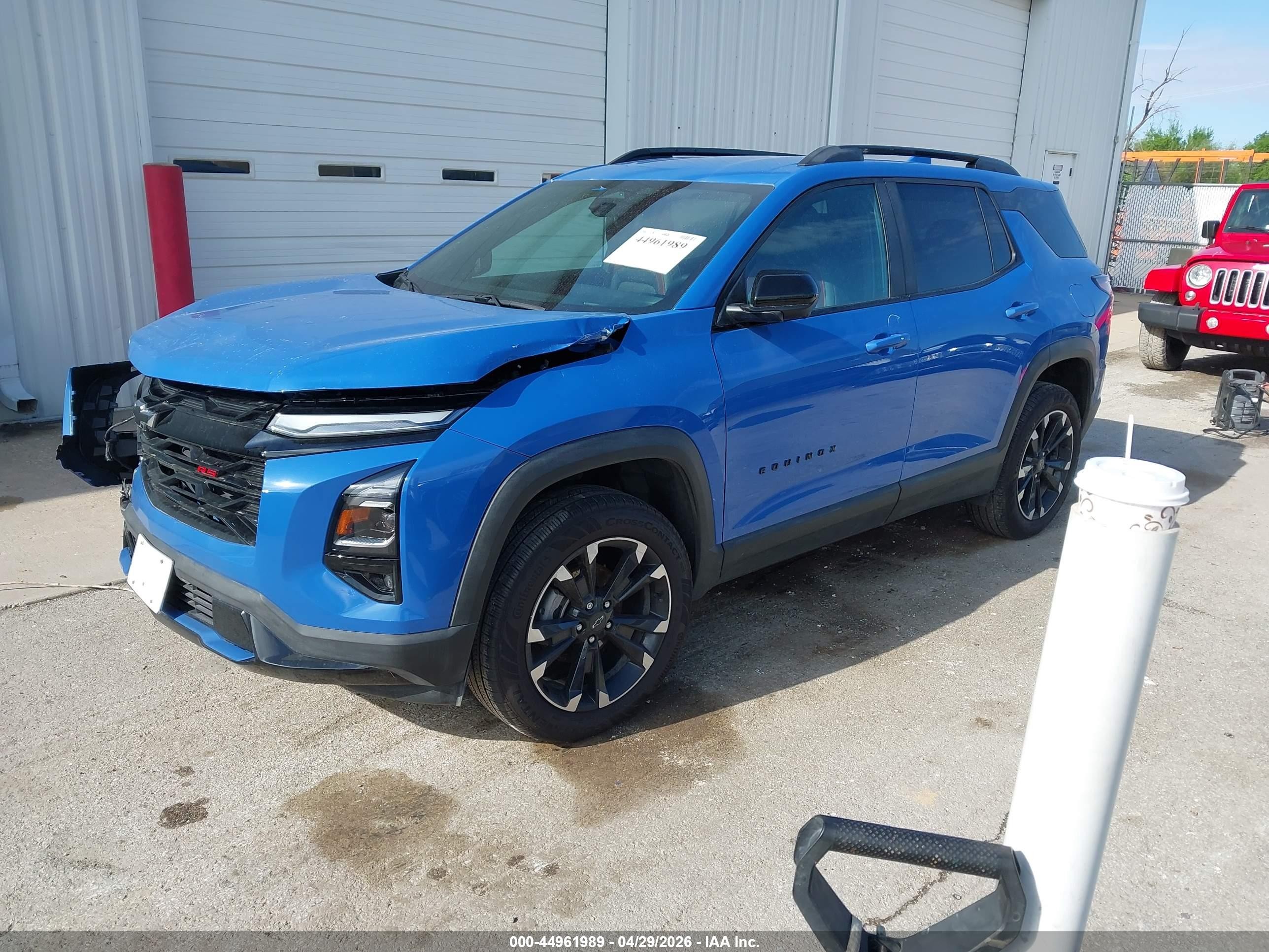 2025 Chevrolet Equinox Fwd Rs Blue vin: 3GNAXLEG0SL145723