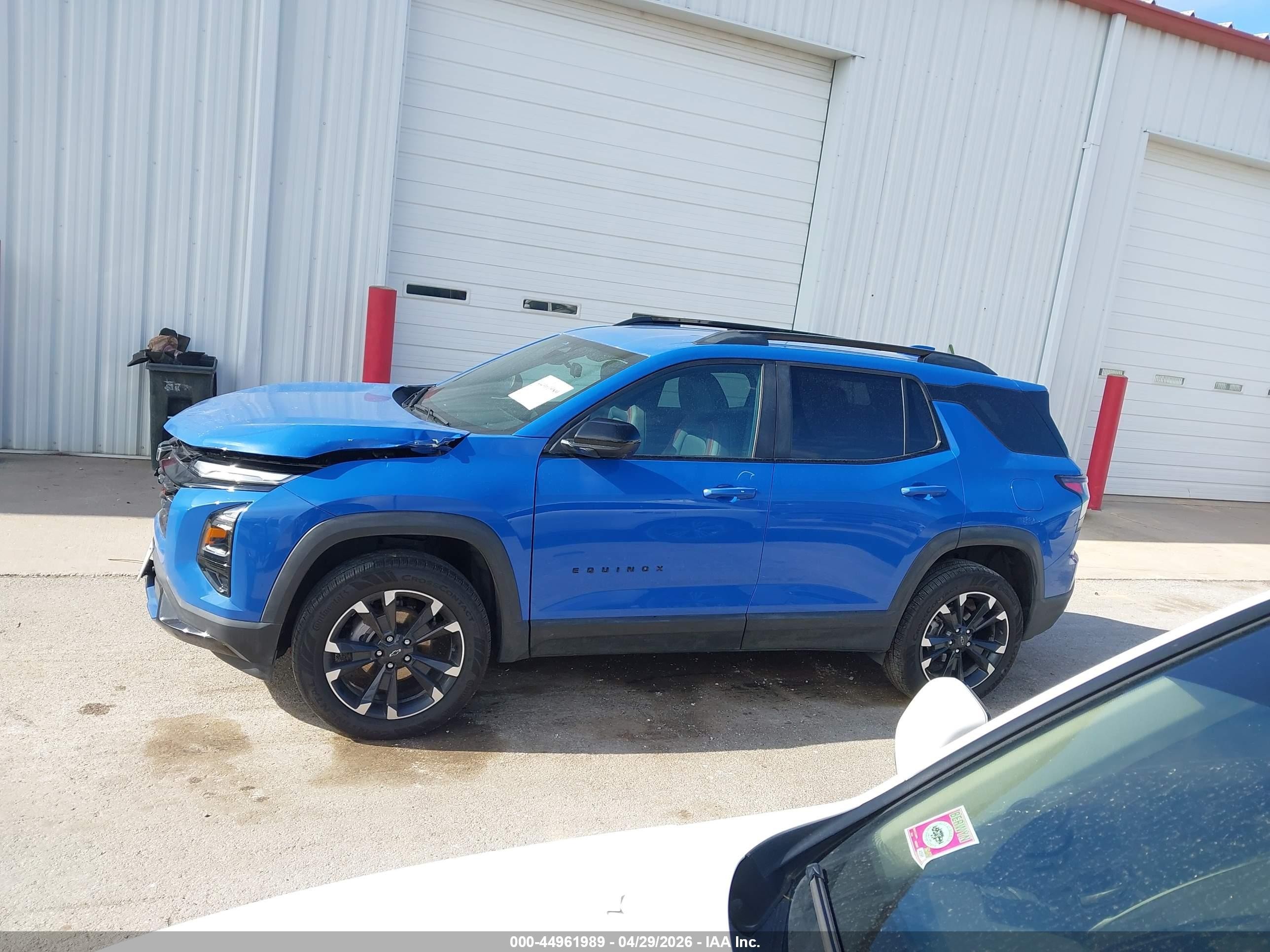 2025 Chevrolet Equinox Fwd Rs Blue vin: 3GNAXLEG0SL145723