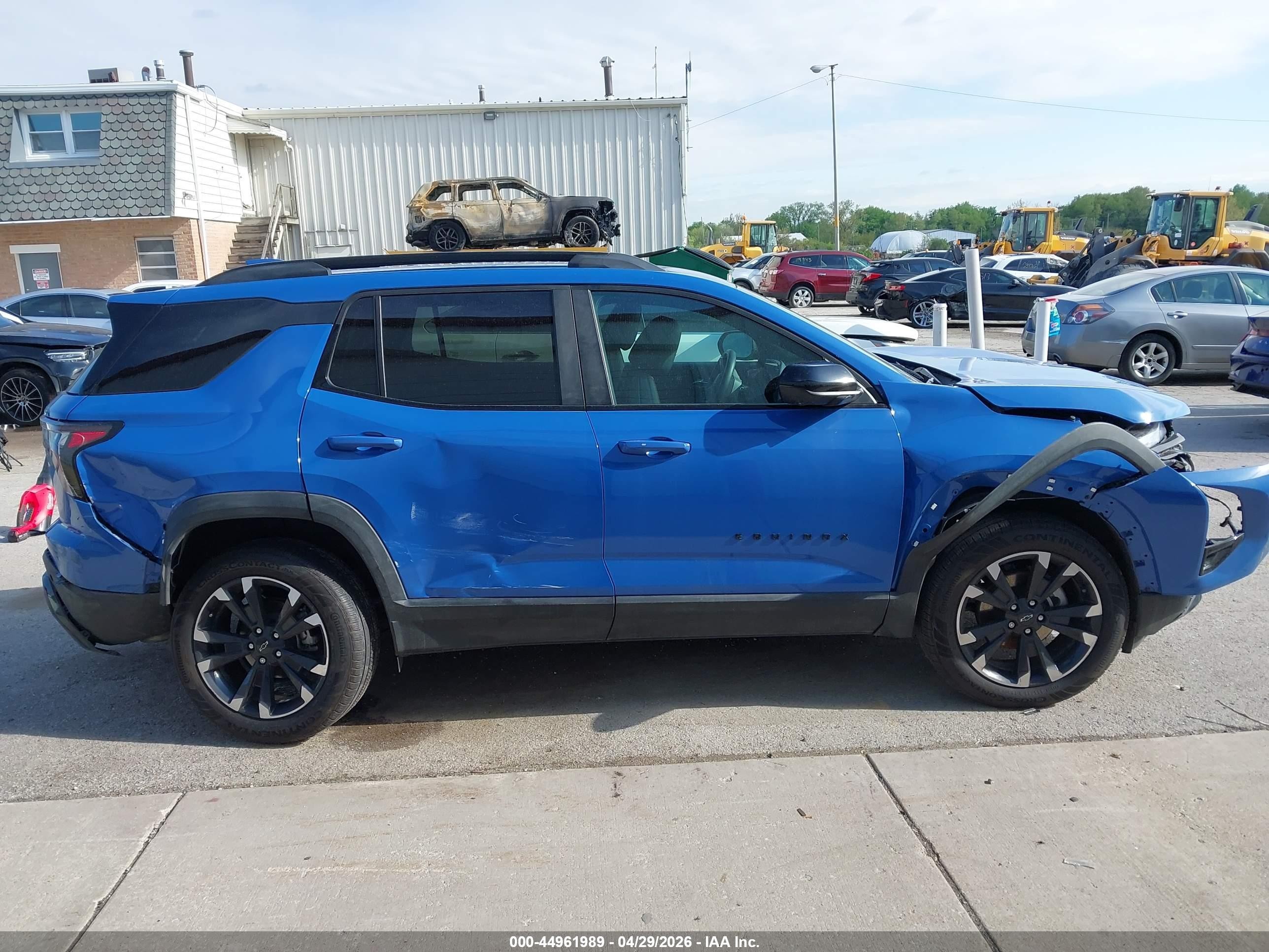 2025 Chevrolet Equinox Fwd Rs Blue vin: 3GNAXLEG0SL145723