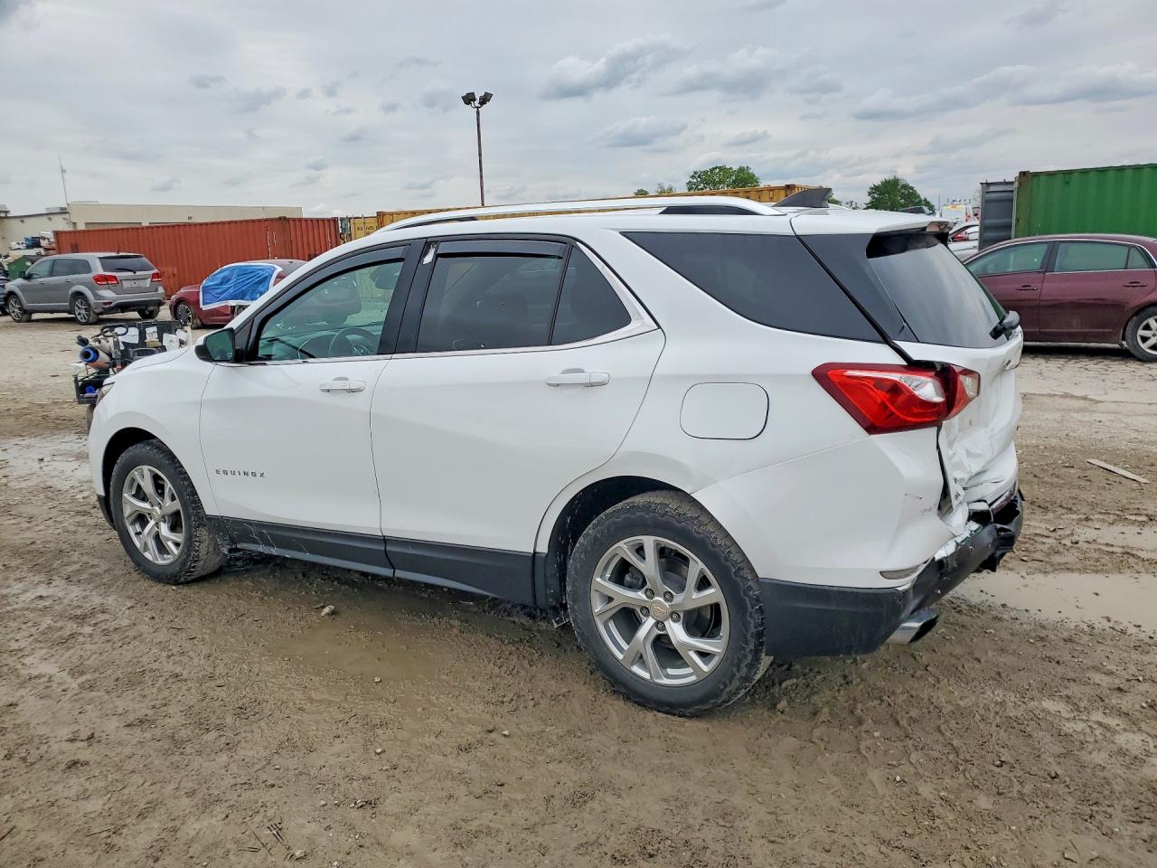 2020 Chevrolet Equinox Lt White vin: 3GNAXLEX2LS732545