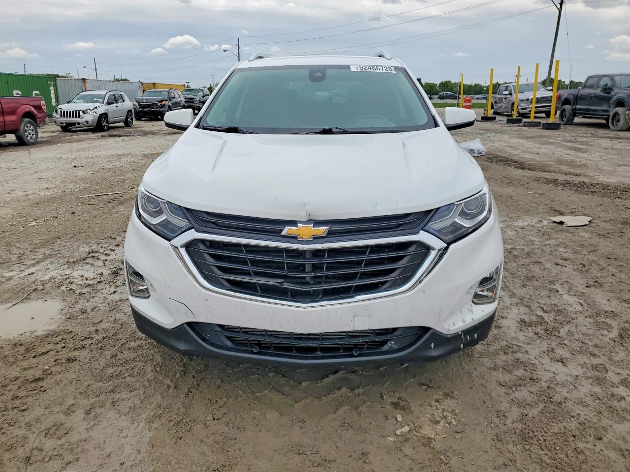 2020 Chevrolet Equinox Lt White vin: 3GNAXLEX2LS732545