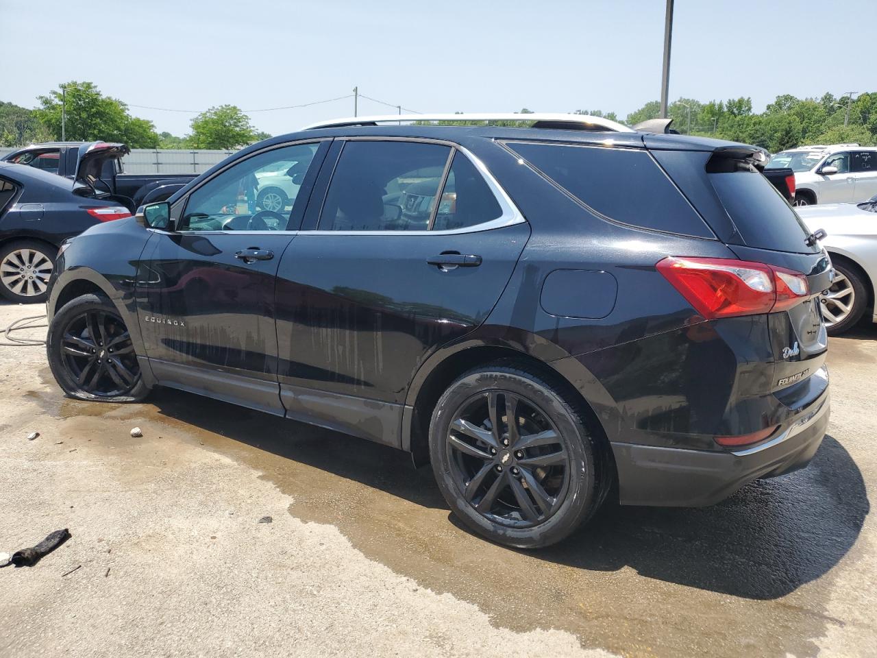 2020 Chevrolet Equinox Lt   Black vin: 3GNAXLEX7LL171415