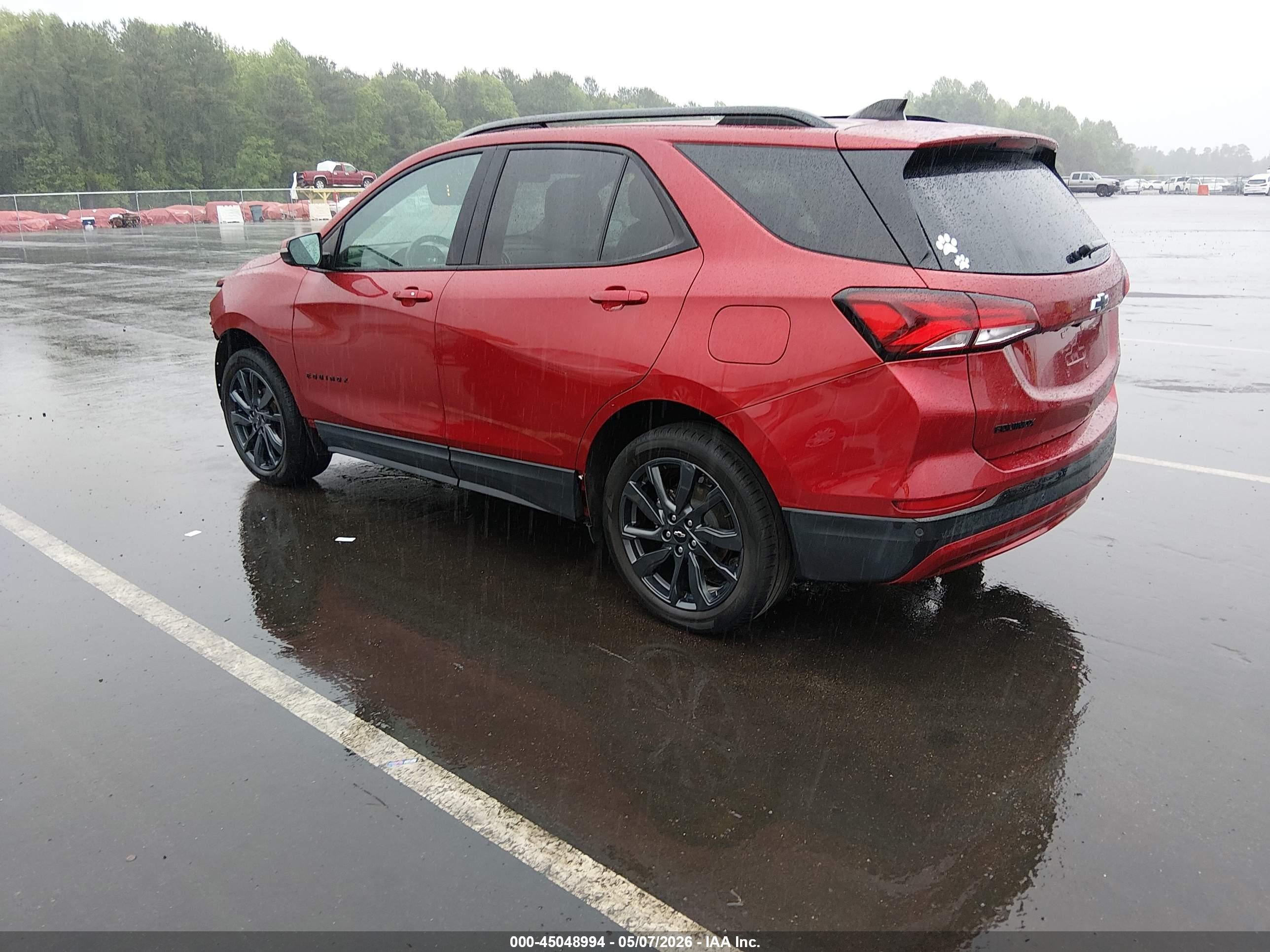 2024 Chevrolet Equinox Fwd Rs Red vin: 3GNAXMEG6RS103255