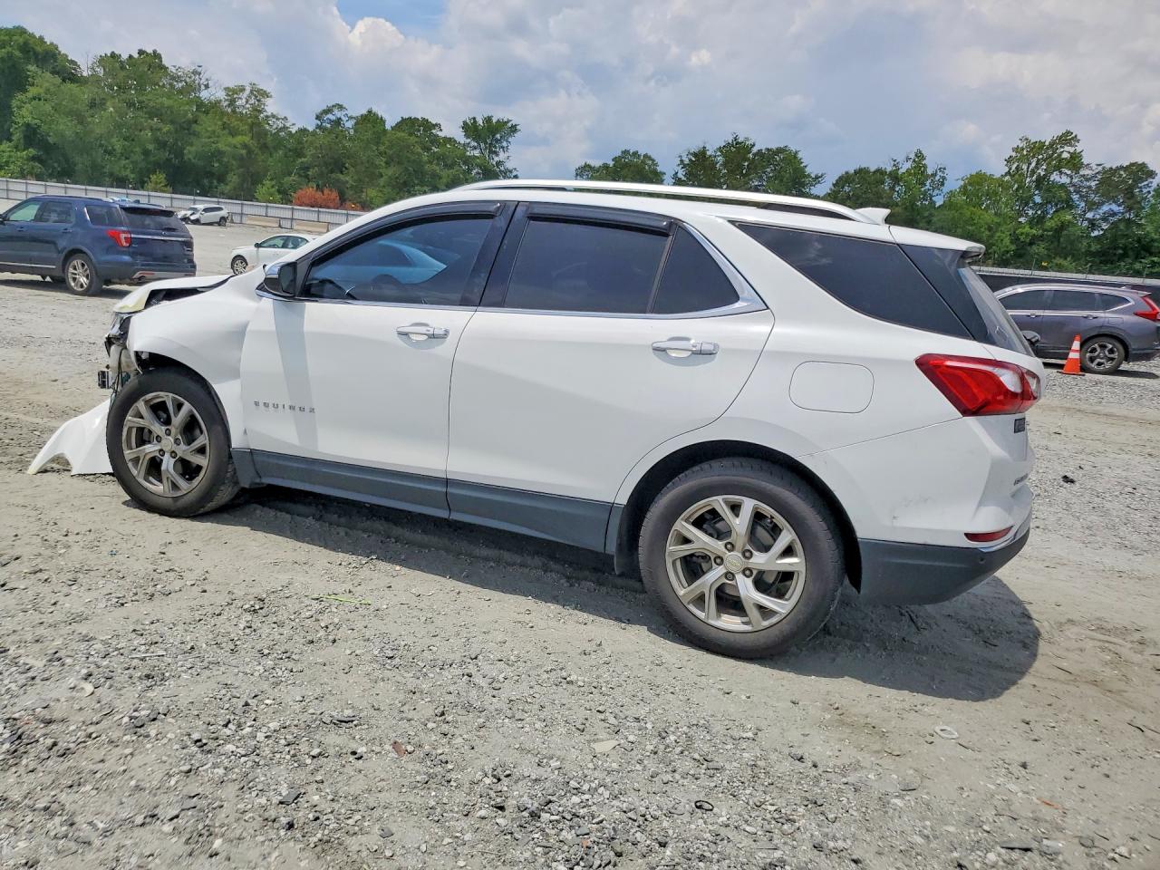 2018 Chevrolet Equinox Premier White vin: 3GNAXMEVXJS641430