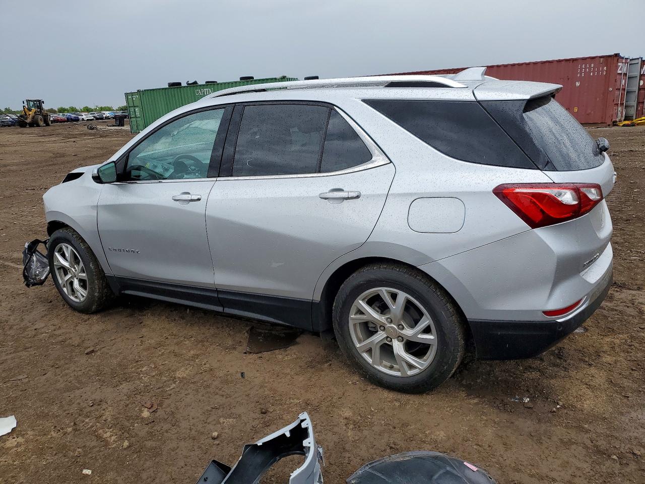 2021 Chevrolet Equinox Premier Silver vin: 3GNAXNEV0MS163786