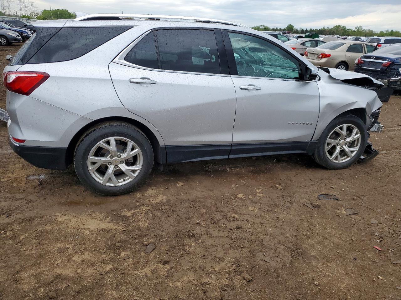 2021 Chevrolet Equinox Premier Silver vin: 3GNAXNEV0MS163786