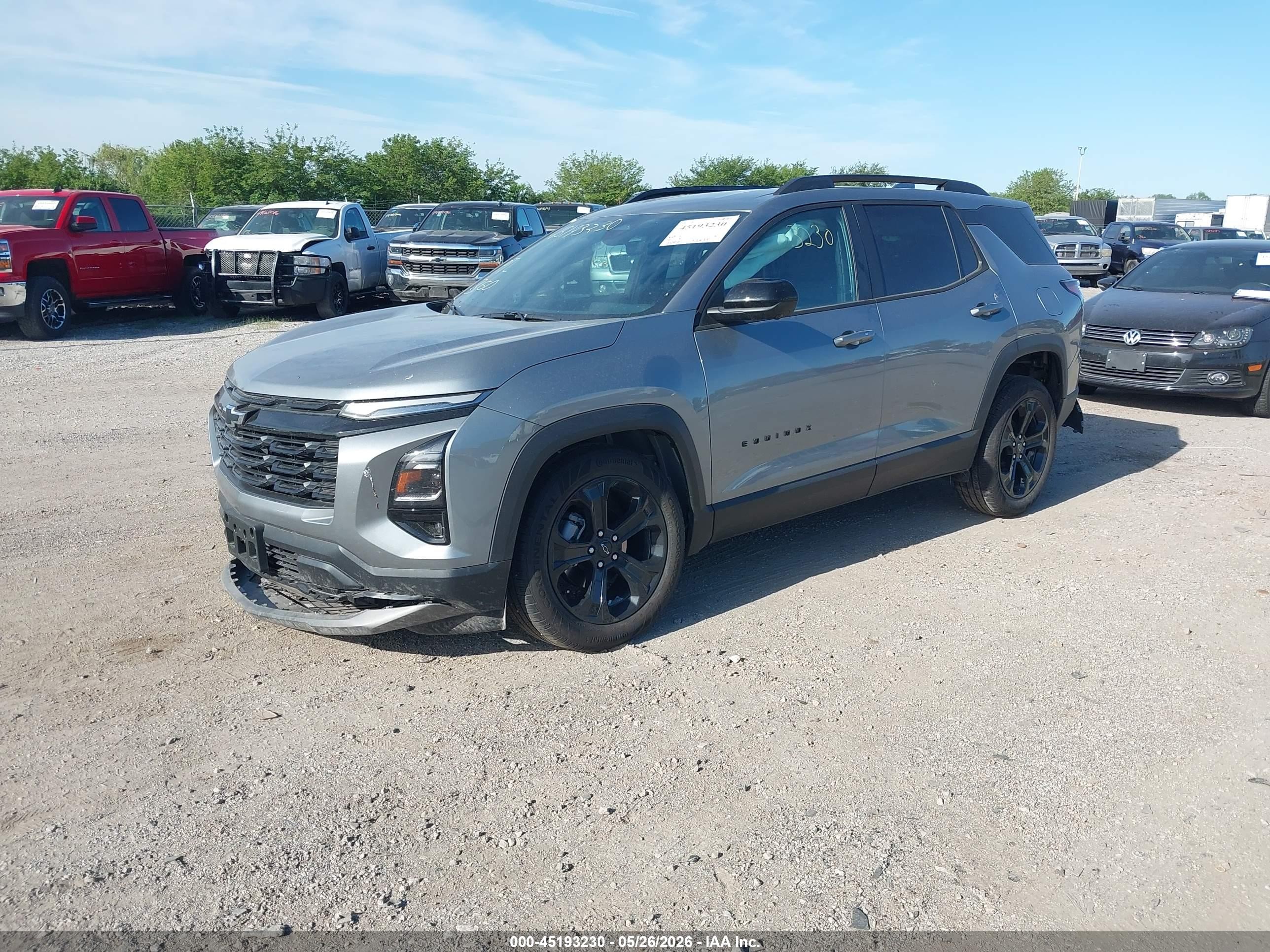 2026 Chevrolet Equinox Awd Lt Gray vin: 3GNAXPEG4TL433110