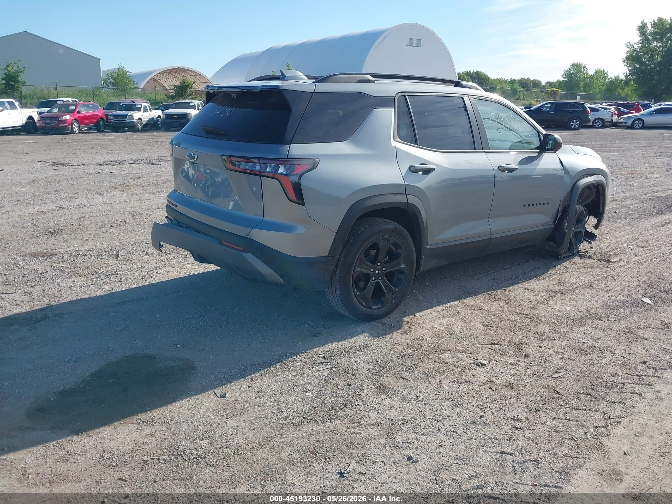 2026 Chevrolet Equinox Awd Lt Gray vin: 3GNAXPEG4TL433110