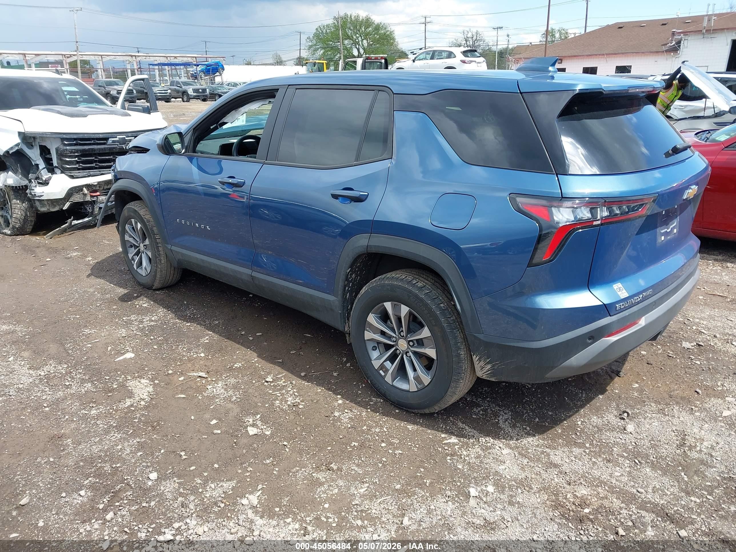 2026 Chevrolet Equinox Awd Lt Синий vin: 3GNAXPEG6TL300056