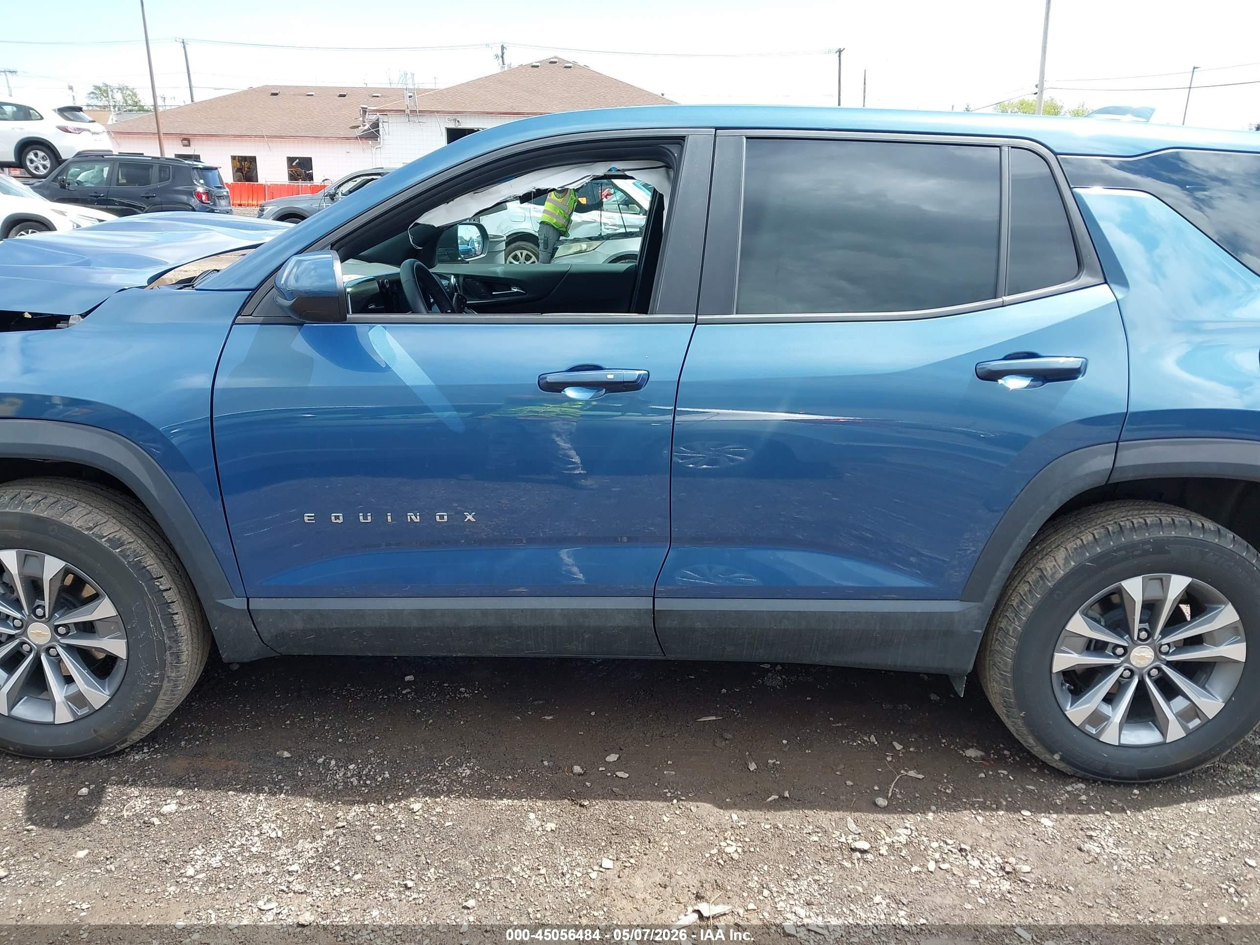 2026 Chevrolet Equinox Awd Lt Синий vin: 3GNAXPEG6TL300056