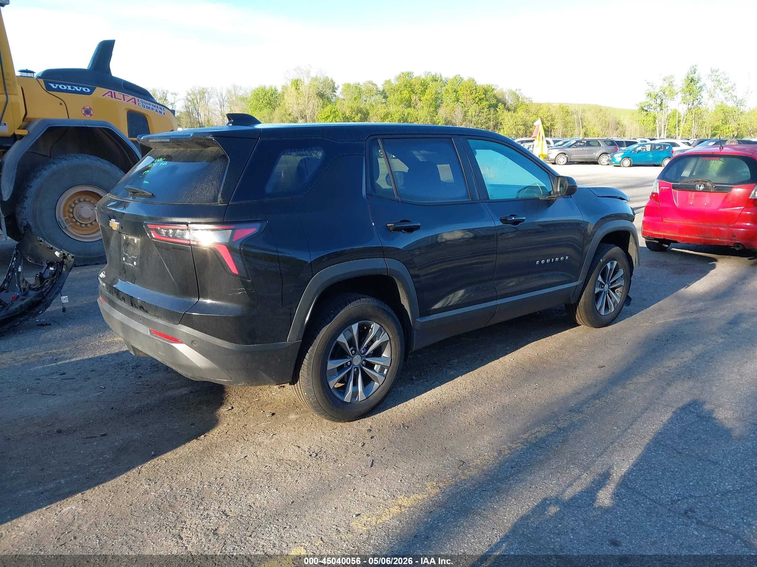 2025 Chevrolet Equinox Awd Lt Черный vin: 3GNAXPEG8SL295697