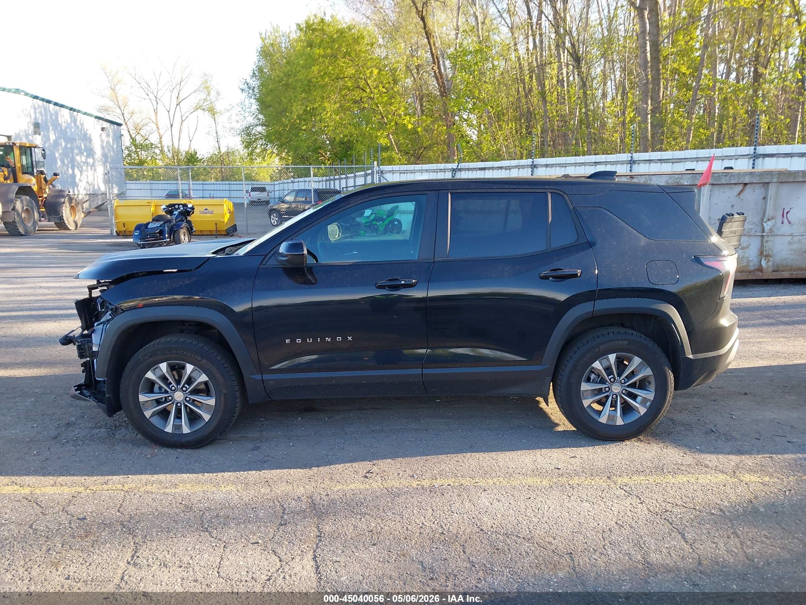 2025 Chevrolet Equinox Awd Lt Черный vin: 3GNAXPEG8SL295697
