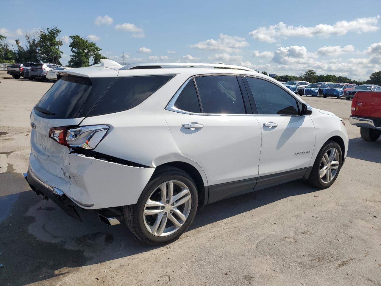 2019 Chevrolet Equinox Premier Белый vin: 3GNAXPEX5KS570206
