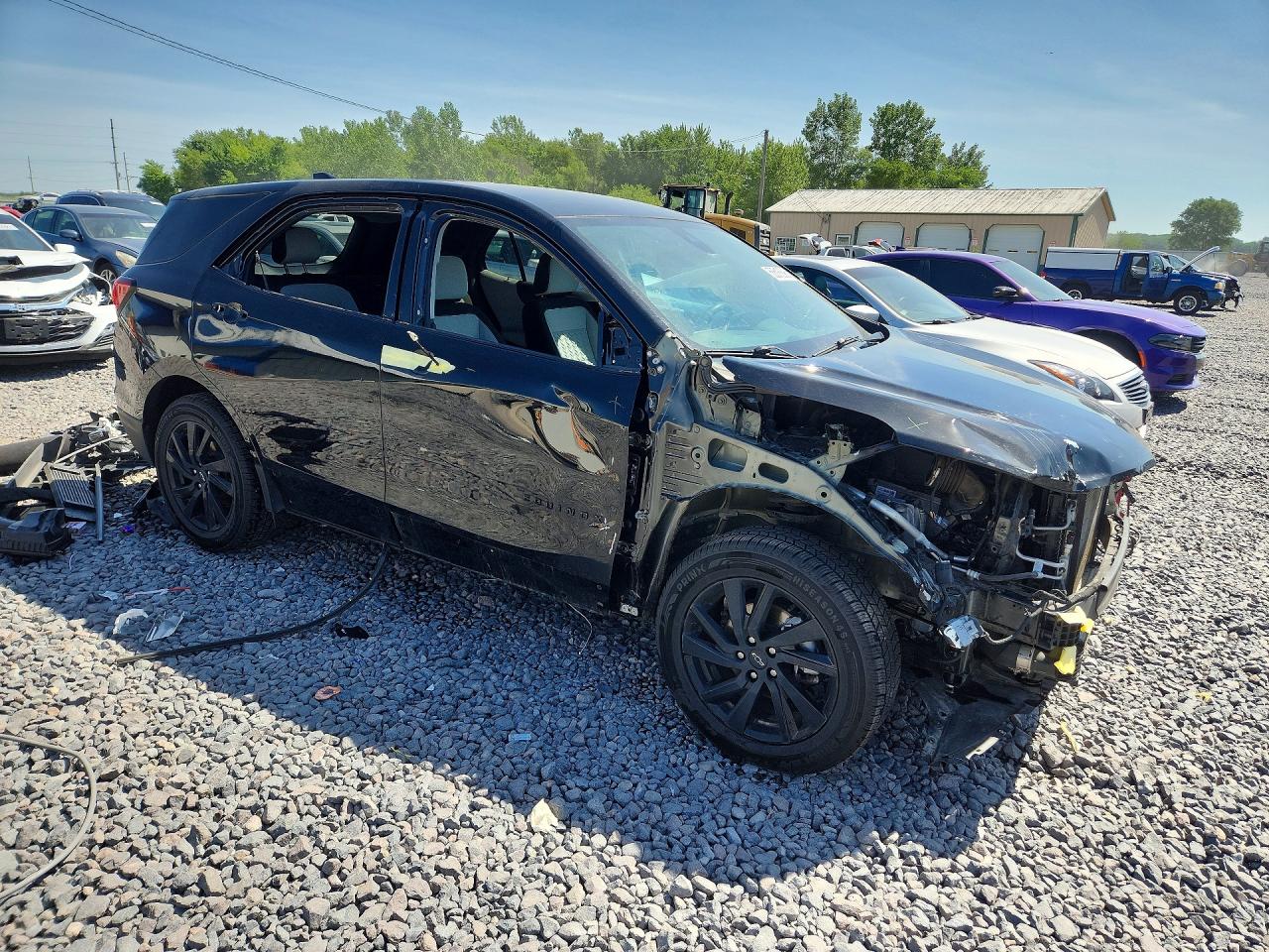 2024 Chevrolet Equinox Ls Black vin: 3GNAXSEG4RL209217