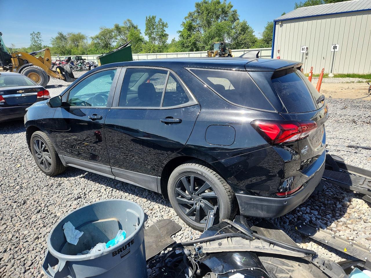 2024 Chevrolet Equinox Ls Black vin: 3GNAXSEG4RL209217
