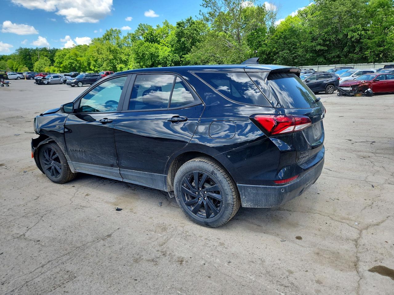2023 Chevrolet Equinox Ls Black vin: 3GNAXSEG9PL204608