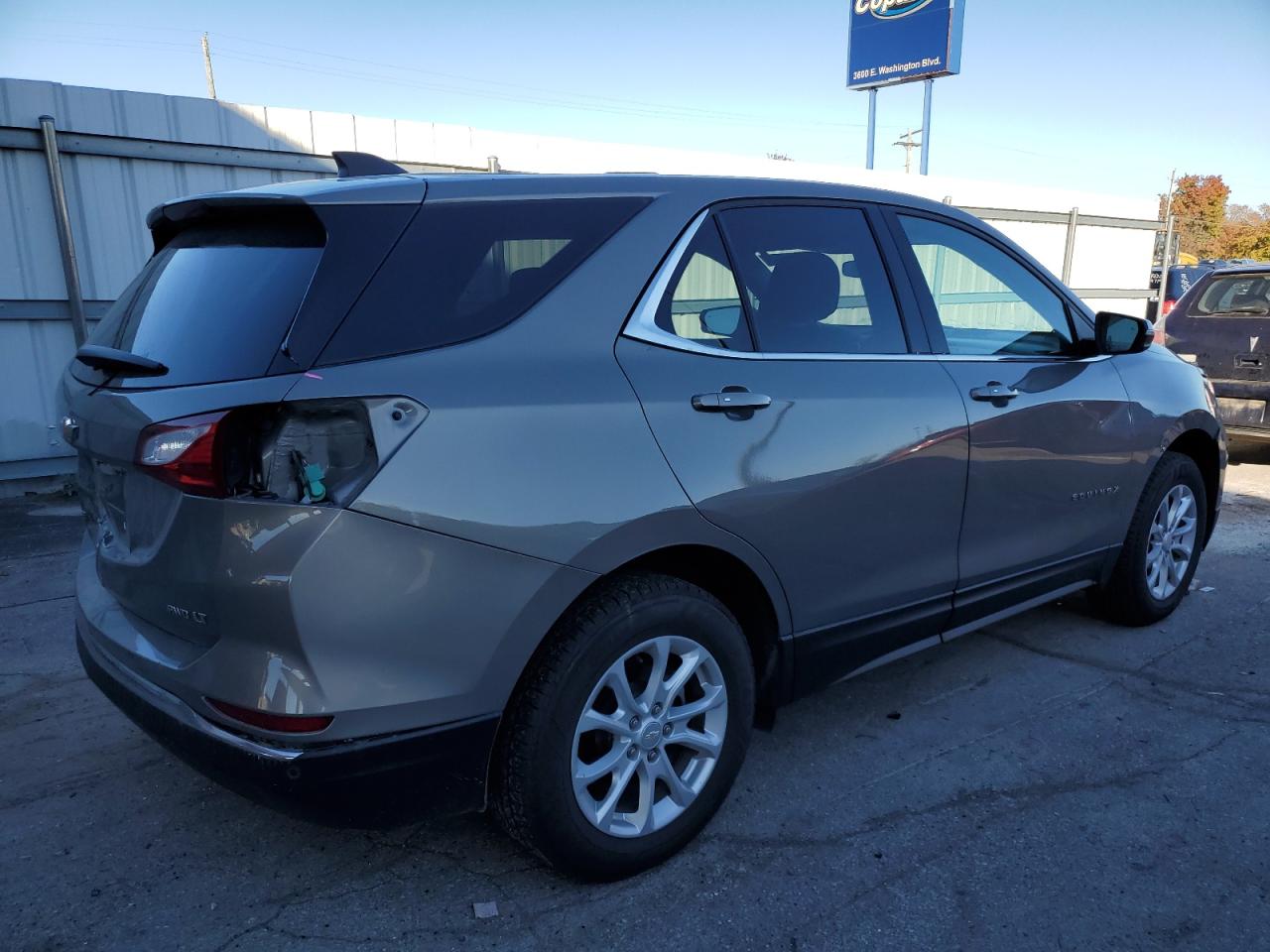 2018 Chevrolet Equinox Lt Gray vin: 3GNAXSEV0JS577256