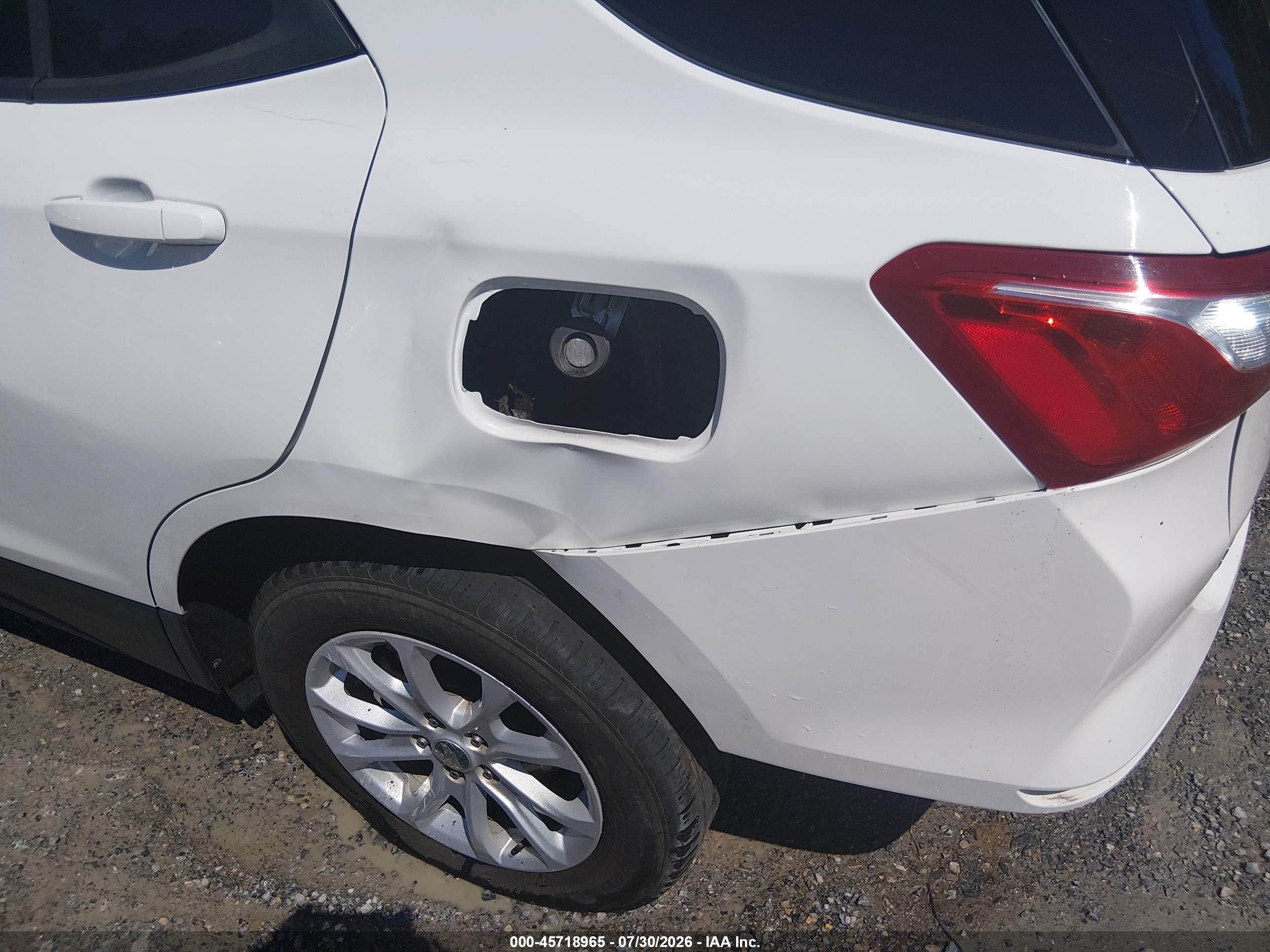 2020 Chevrolet Equinox Awd Ls White vin: 3GNAXSEV2LS610423