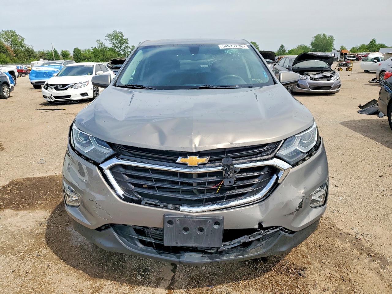 2018 Chevrolet Equinox Lt Tan vin: 3GNAXSEV3JS631830
