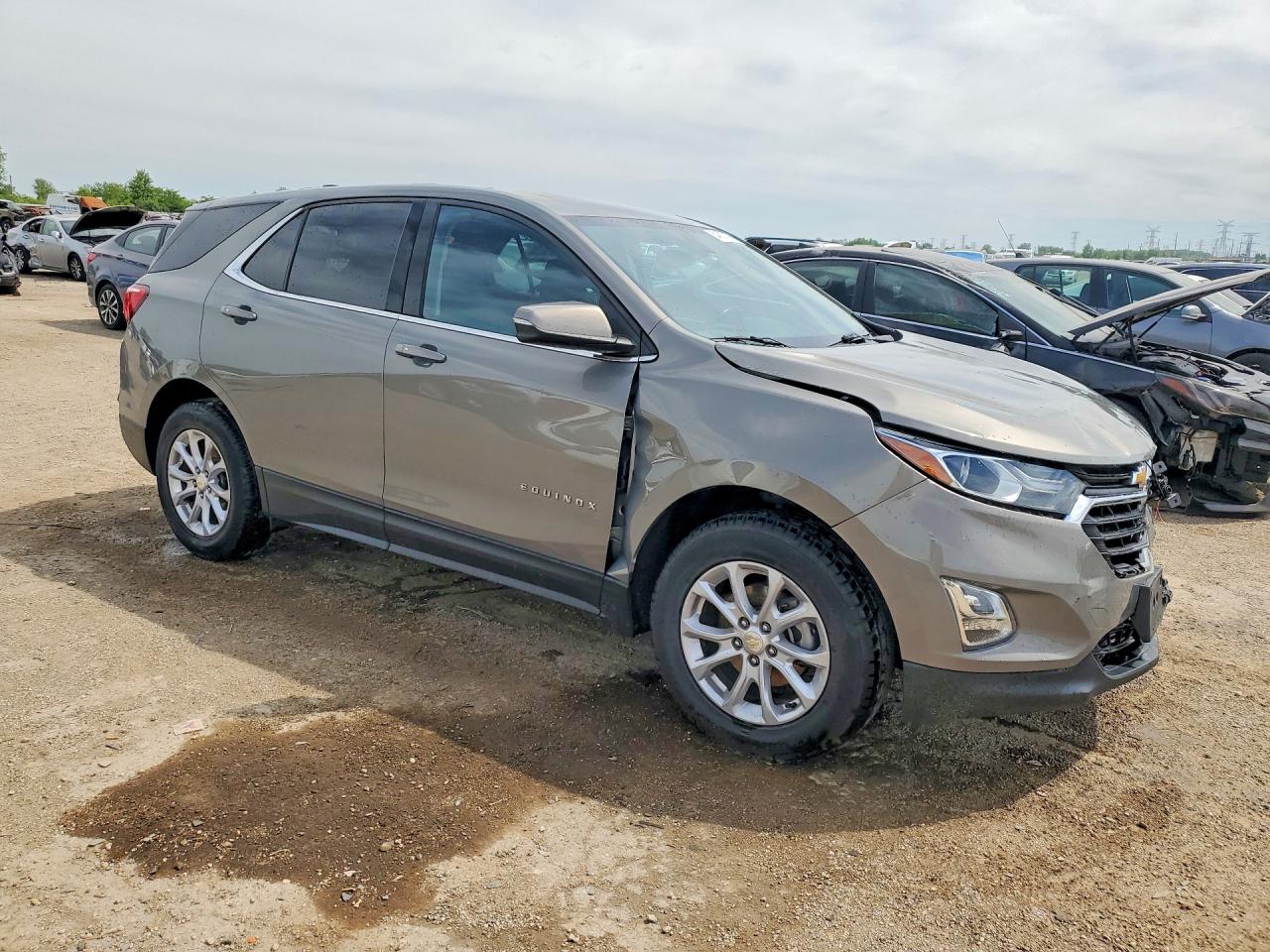 2018 Chevrolet Equinox Lt Tan vin: 3GNAXSEV3JS631830